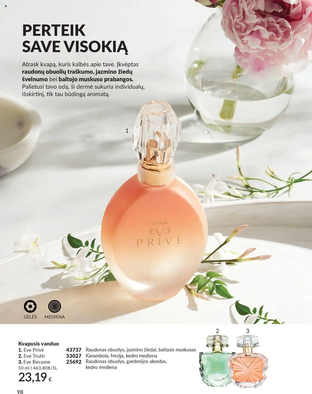 AVON akcijos nuo 01.10.2025 | Puslapis: 98 | Prekių: Kvapusis vanduo