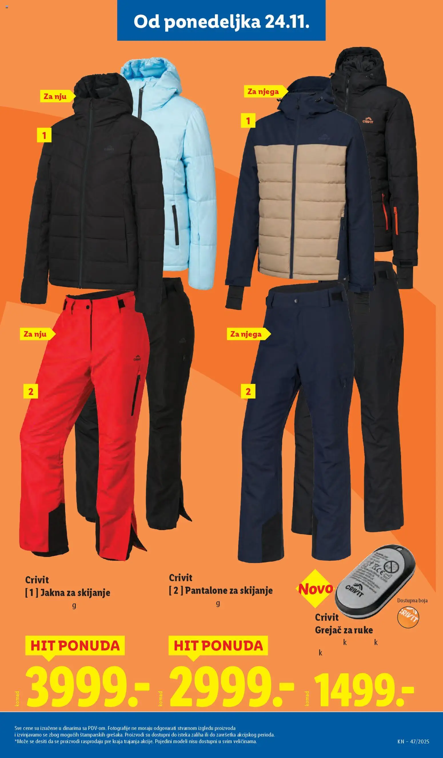 Lidl katalog - važi od 20.11.2025 | Strana: 69 | Proizvode: Jakna, Pantalone