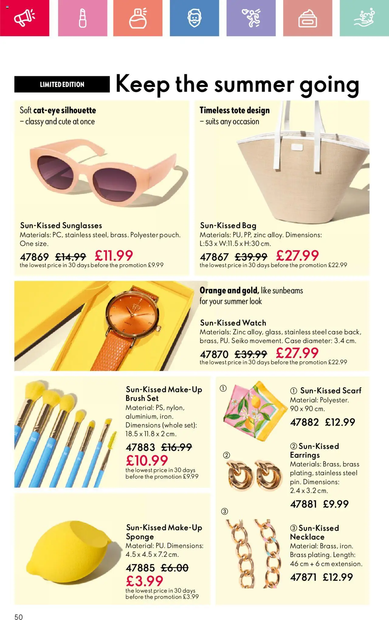  | Page: 50 | Products: Brush, Scarf, Case, Orange