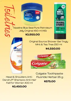 Offer preview "Supermart Catalogue" | Page: 5 | Products: Tea, Toothpaste, Fragrance, Shower gel