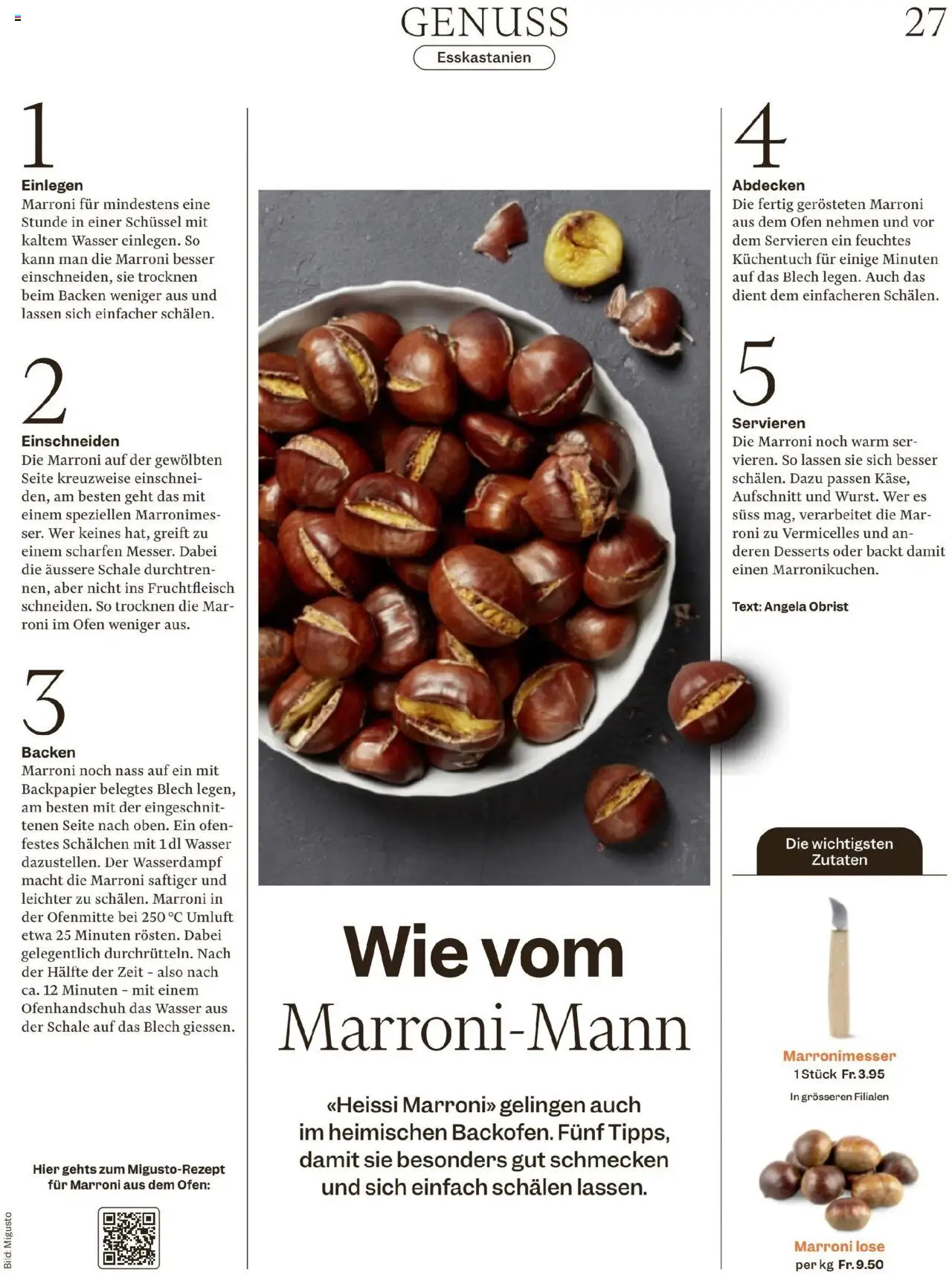 Migros Magazin – gültig ab 06.10.2025 | Seite: 27 | Produkte: Wasser, Ofen