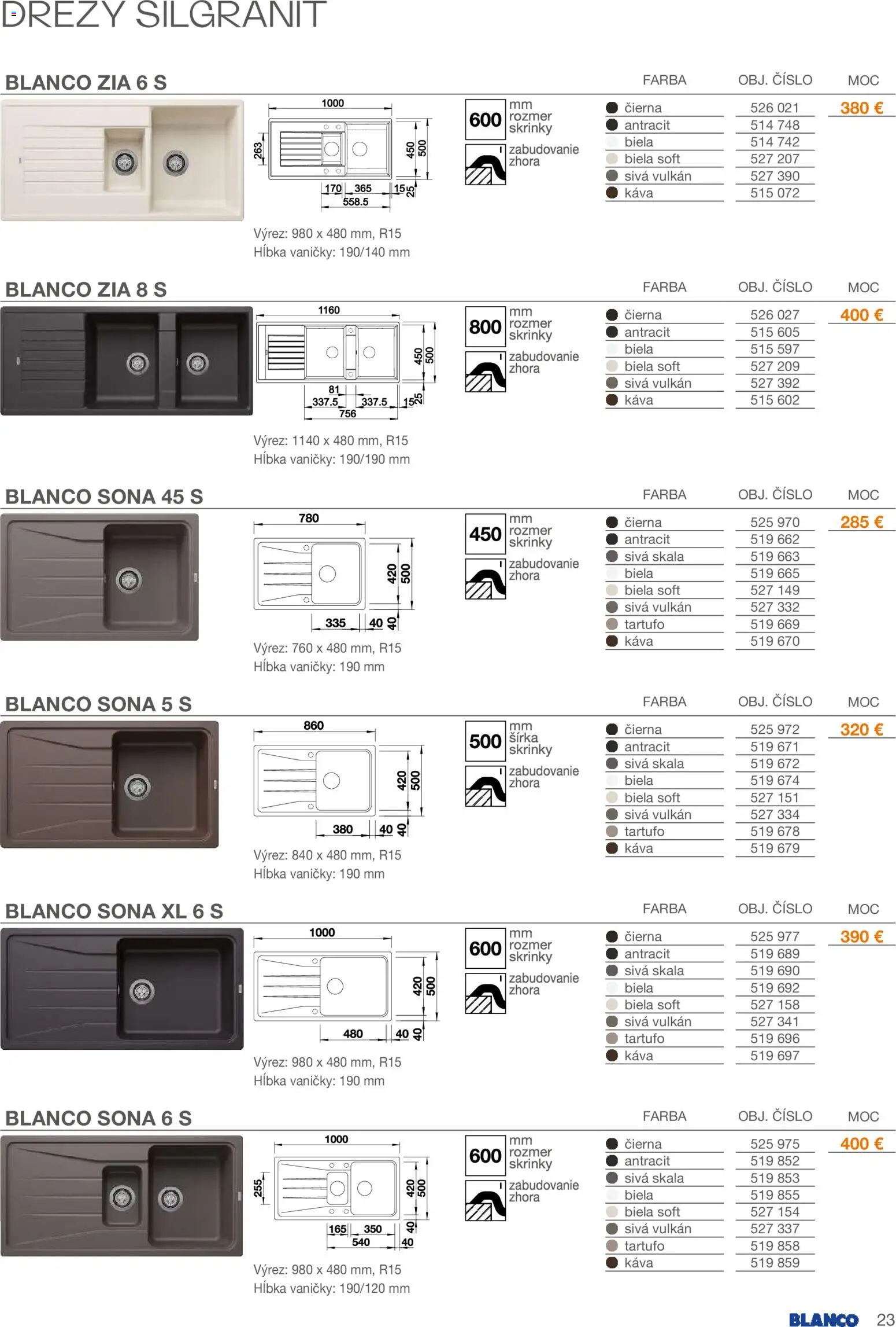 Nové Blanco akcie – leták je platný od 01.02.2026 | Strana: 23 | Produkty: Káva