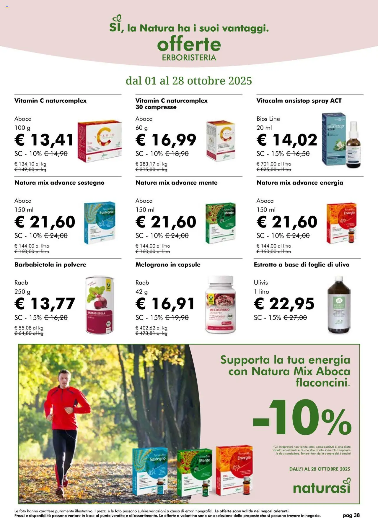 Volantino Natura Sì del 01.10.2025 | Pagina: 38 | Prodotti: Barbabietola