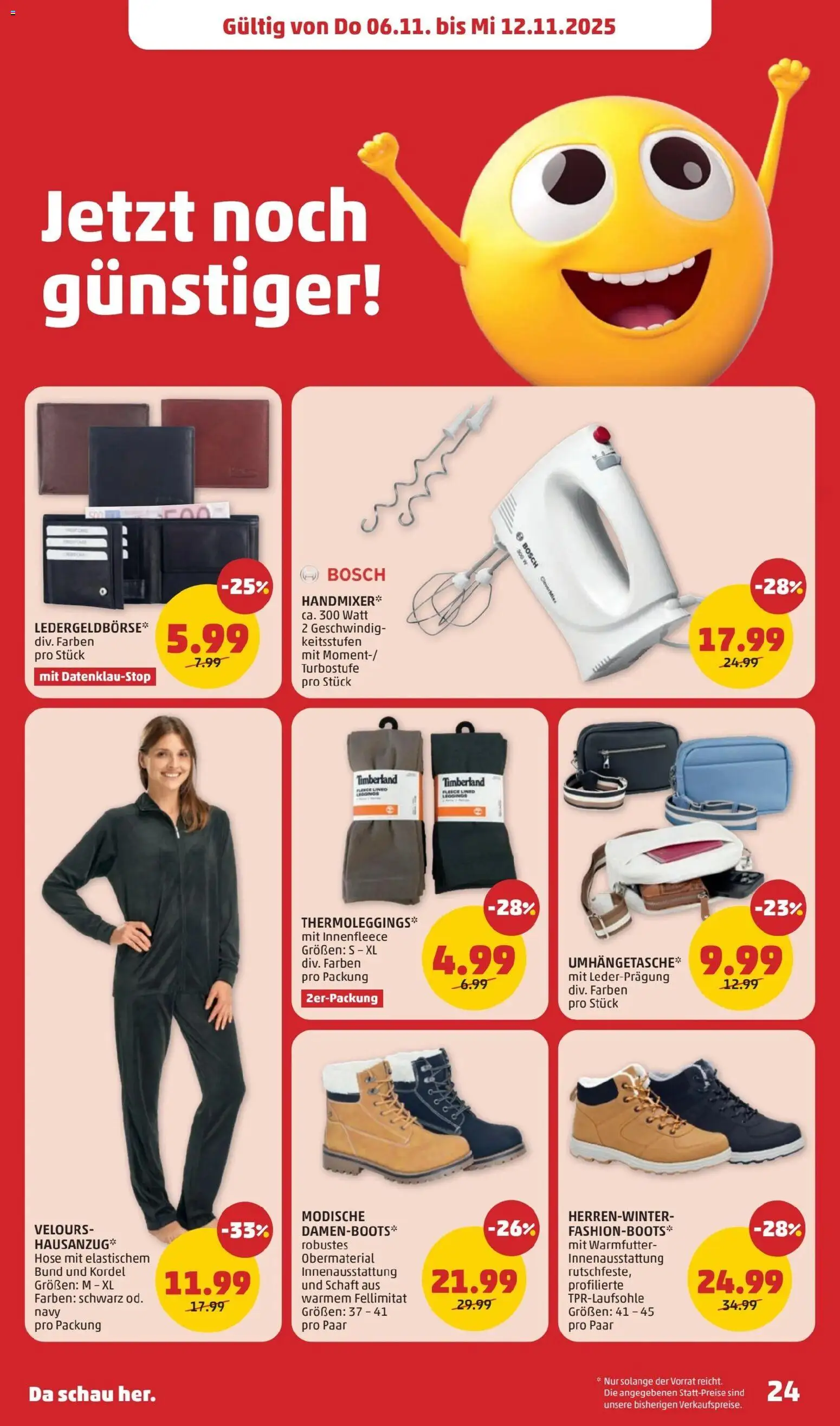 Penny Markt Flugblatt gültig ab 06.11.2025 | Seite: 24 | Produkte: Hose