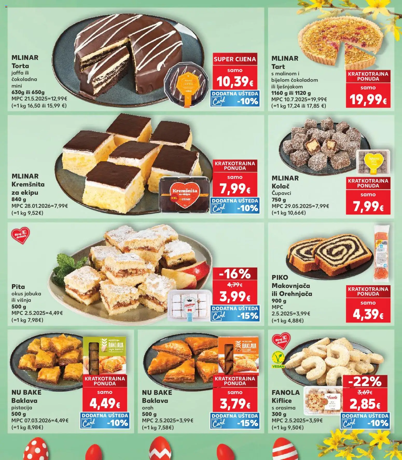 Kaufland katalog | vrijedi od 01.04.2026 | Stranica: 11 | Proizvodi: Kiflice, Pita, Torta, Jabuka