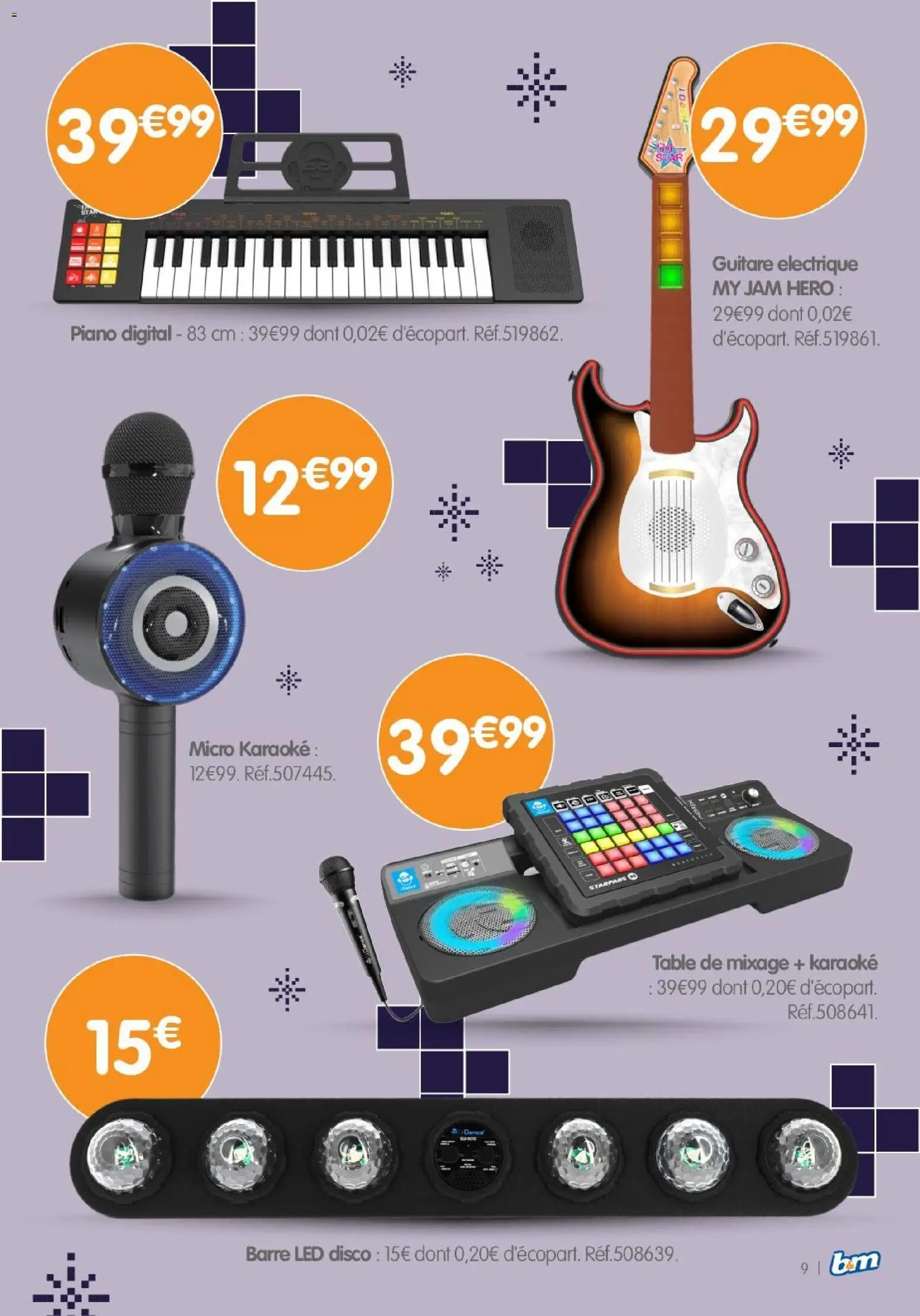 {H1} | Page: 9 | Produits: Guitare, Piano, Table, Guitare électrique