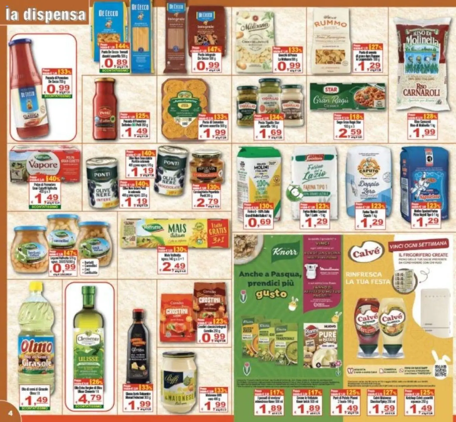 Volantino CTS del 07.04.2026 | Pagina: 4 | Prodotti: Patate, Olive, Ragú, Frigorifero