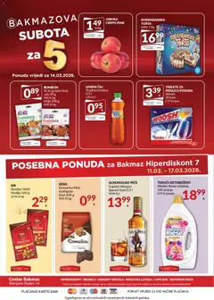 Bakmaz - Katalog - Pregled kataloga iz trgovine Bakmaz, vrijedi od 11.03.2026 | Stranica: 8 | Proizvodi: Vindija, Orhideja, Ledeni čaj, Weisser Riese