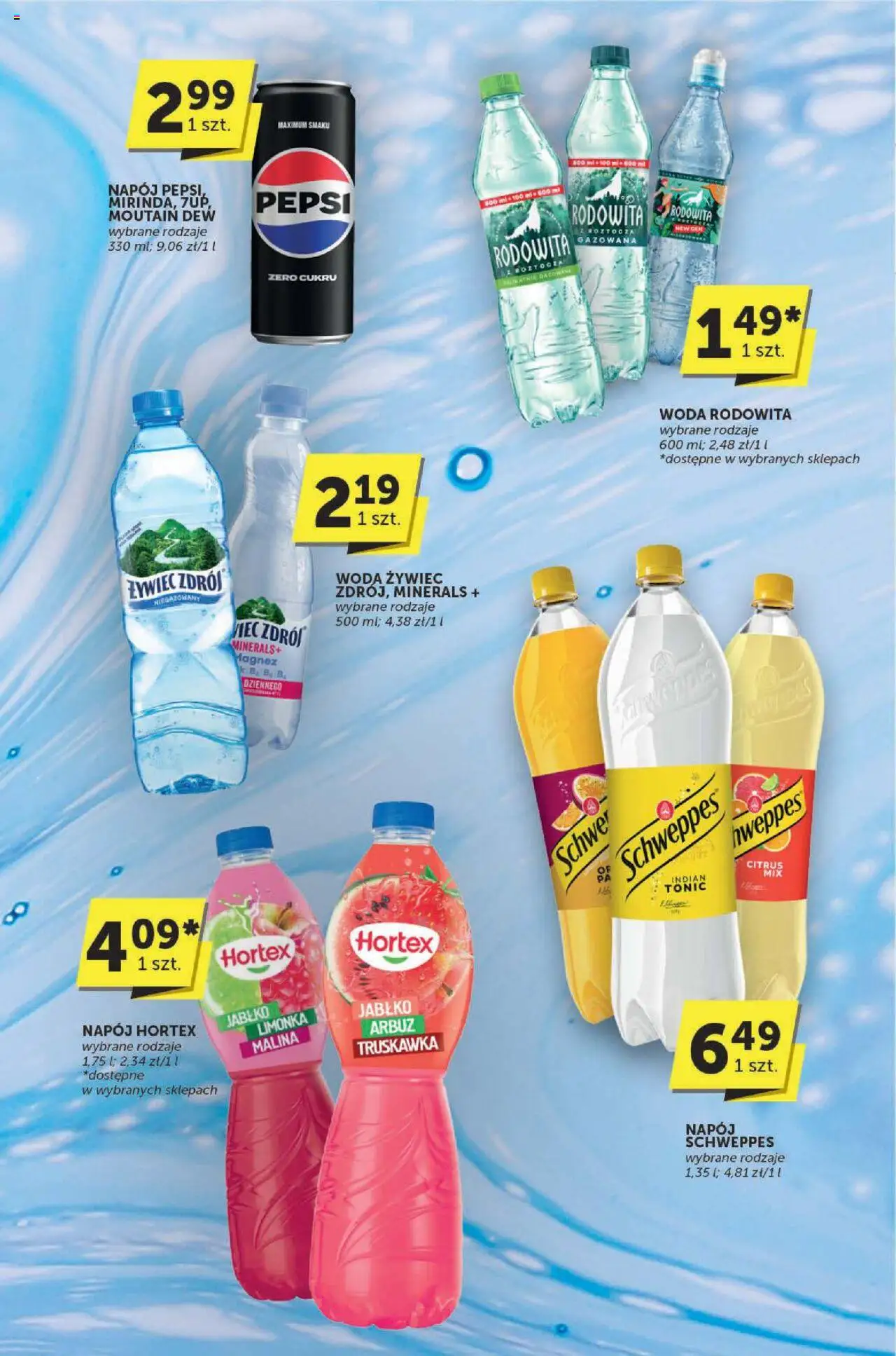 Euro Sklep Gazetka - Katalog od 04.09.2025 | Strona: 26 | Produkty: Woda żywiec, Malina, Pepsi, Woda