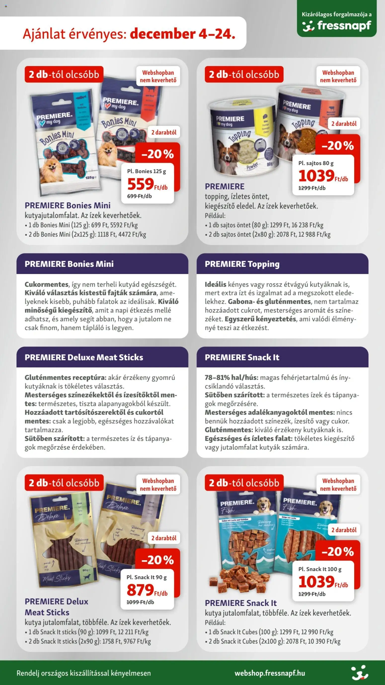 Fressnapf akciós ujság - amely érvényes a következő dátumtól: 04.12.2025 | Oldal: 7 | Termékek: Gluténmentes