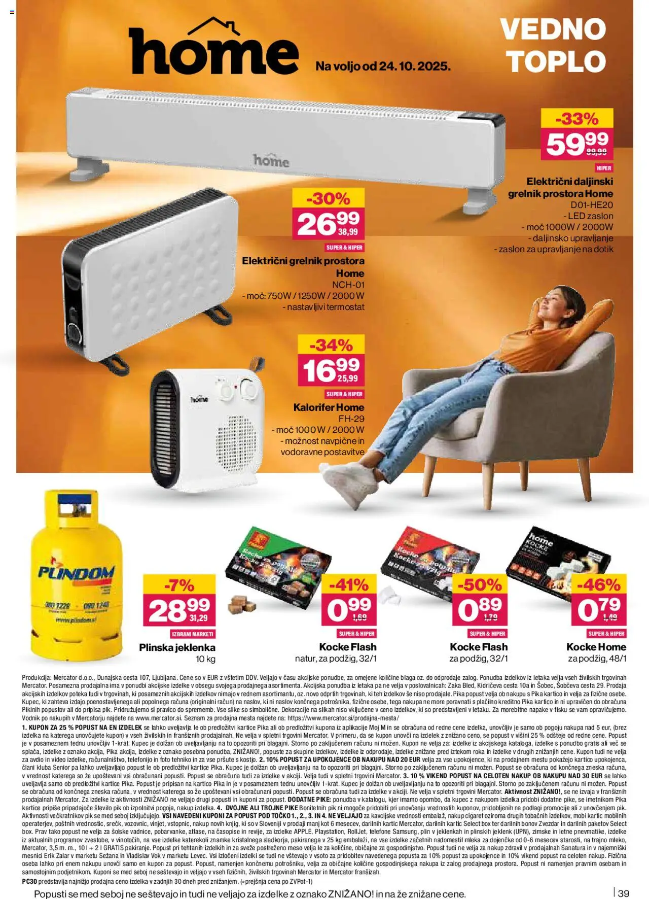 Novi Mercator katalog ponudbe – veljaven od 16.10.2025 | Stran: 41 | Izdelki: Video, Termostat