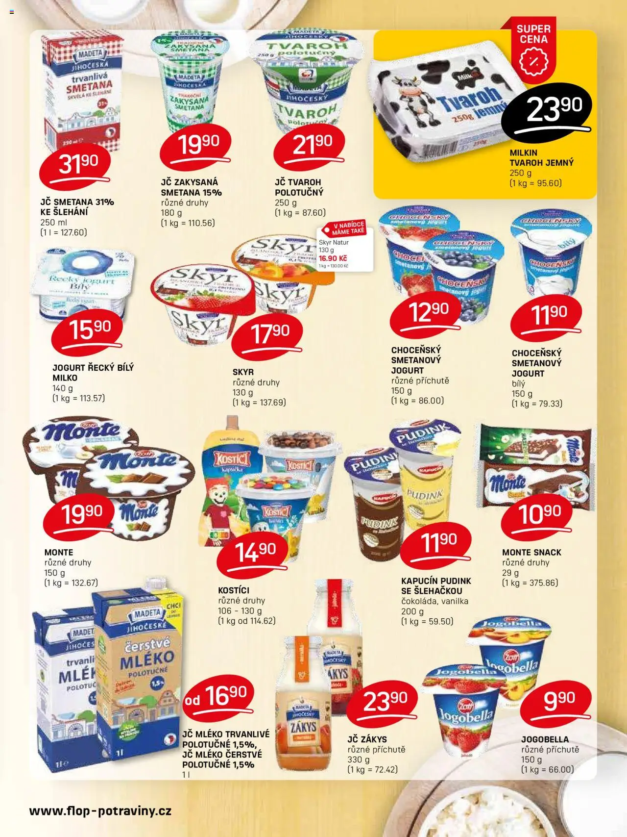 Flop leták od 06.08.2025 | Strana: 5 | Produkty: Jogurt, Kostici, Smetana, Skyr