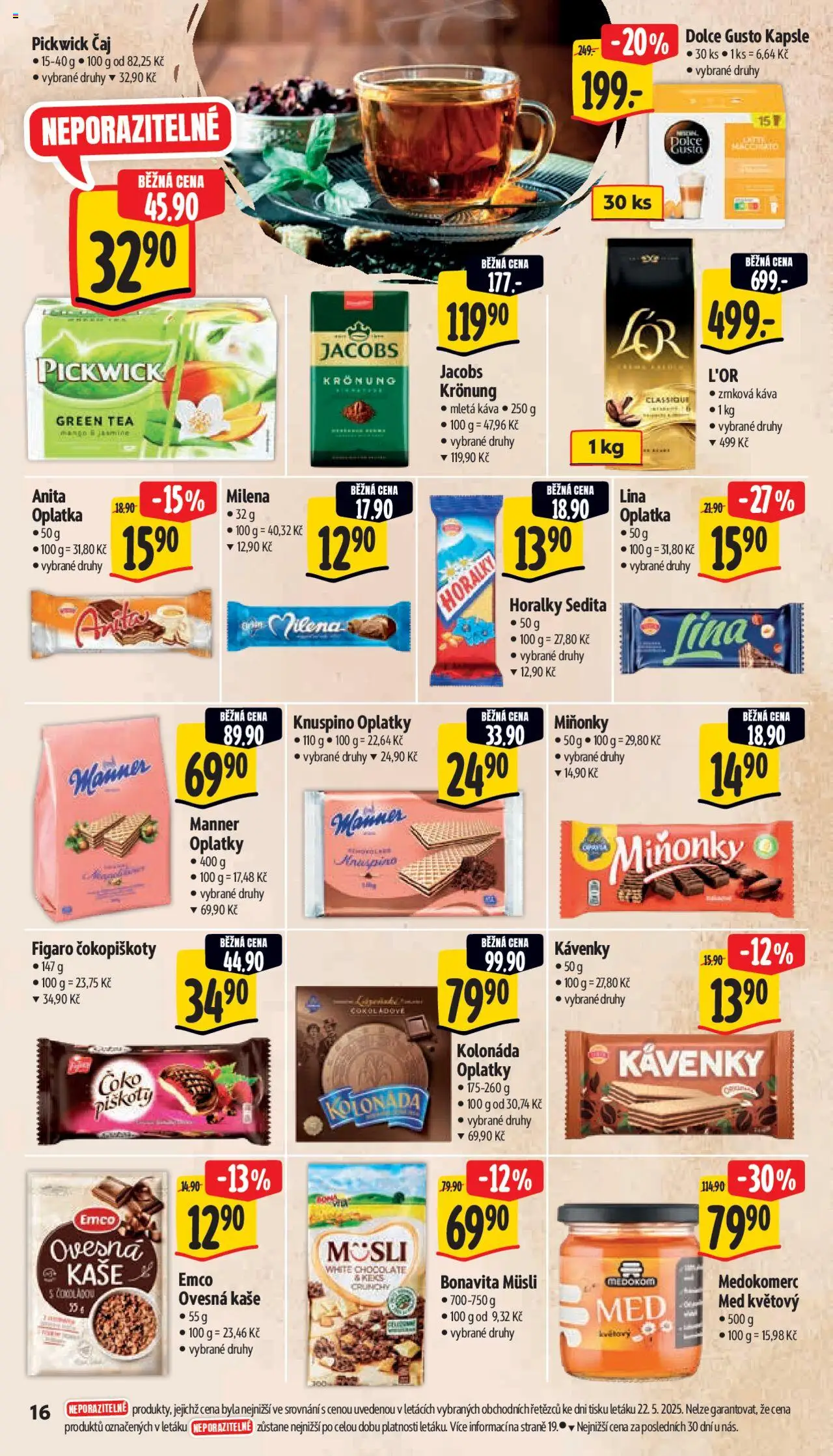 Albert leták - Supermarket od 28.05.2025 | Strana: 24 | Produkty: Dolce Gusto, Med, Horalky, Jacobs