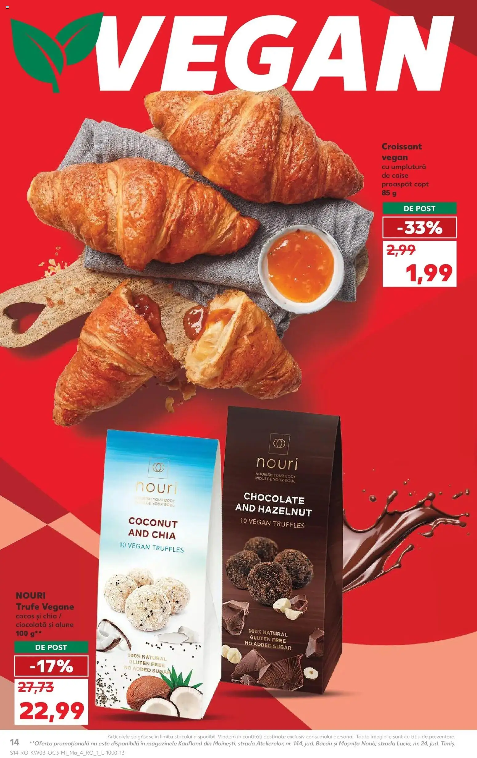 Noul catalog Kaufland – valabil de la 14.01.2026 | Pagină: 14 | Produse: Body, Alune, Ciocolată, Ahtapot