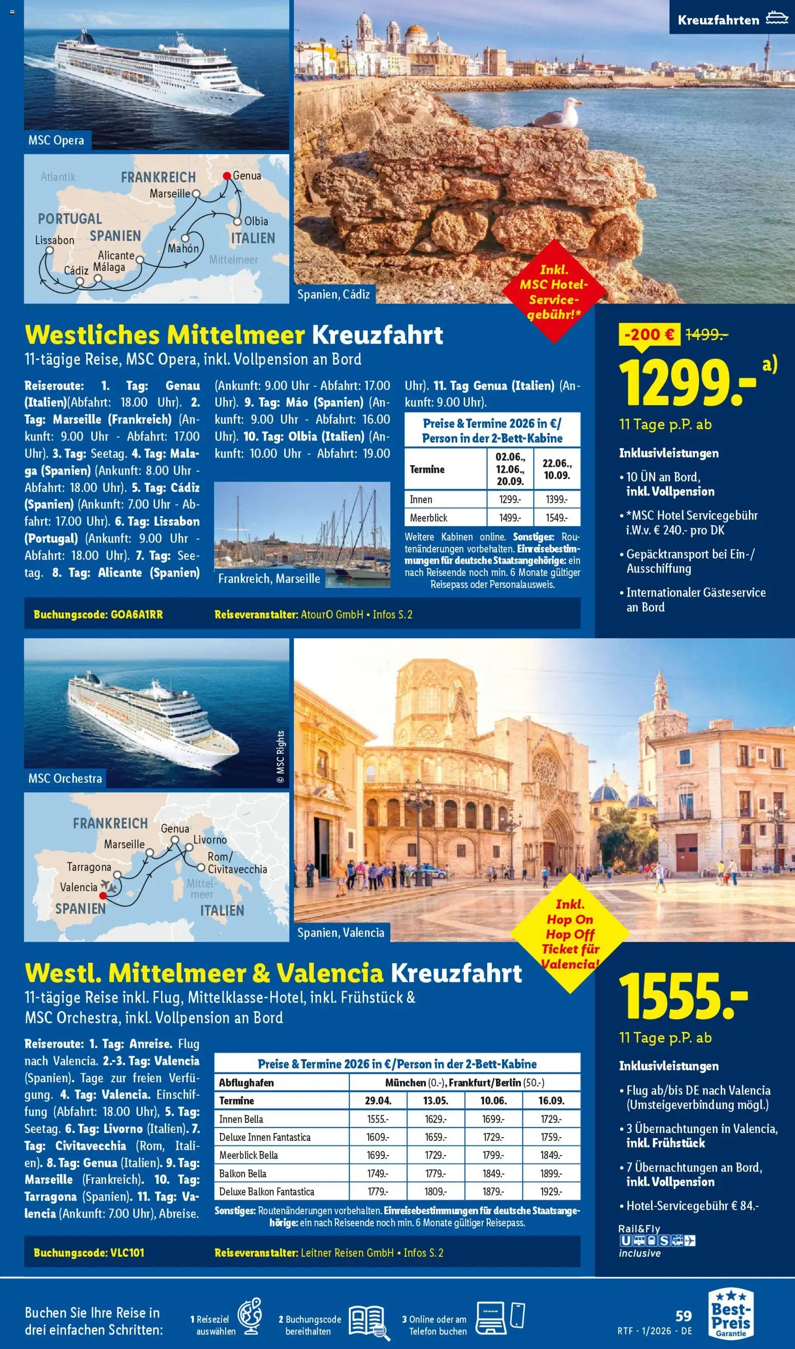 Lidl Reisen - Prospekt – gültig ab 14.01.2026 | Seite: 59 | Produkte: Telefon, Uhr