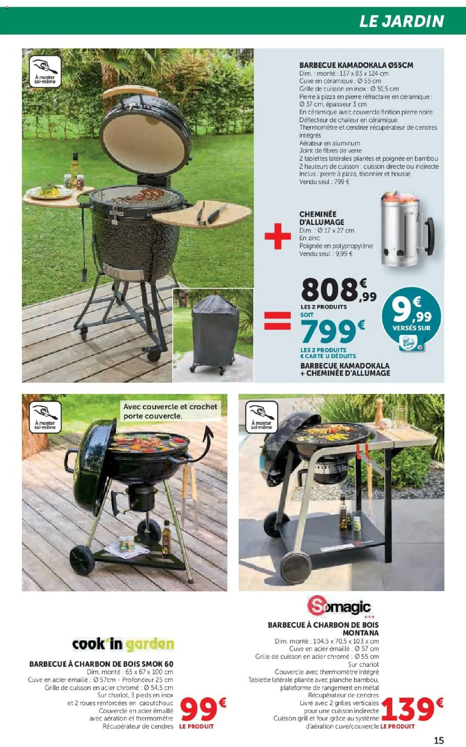 {H1} | Page: 15 | Produits: Charbon De Bois, Grill, Grille de cuisson, Pizza