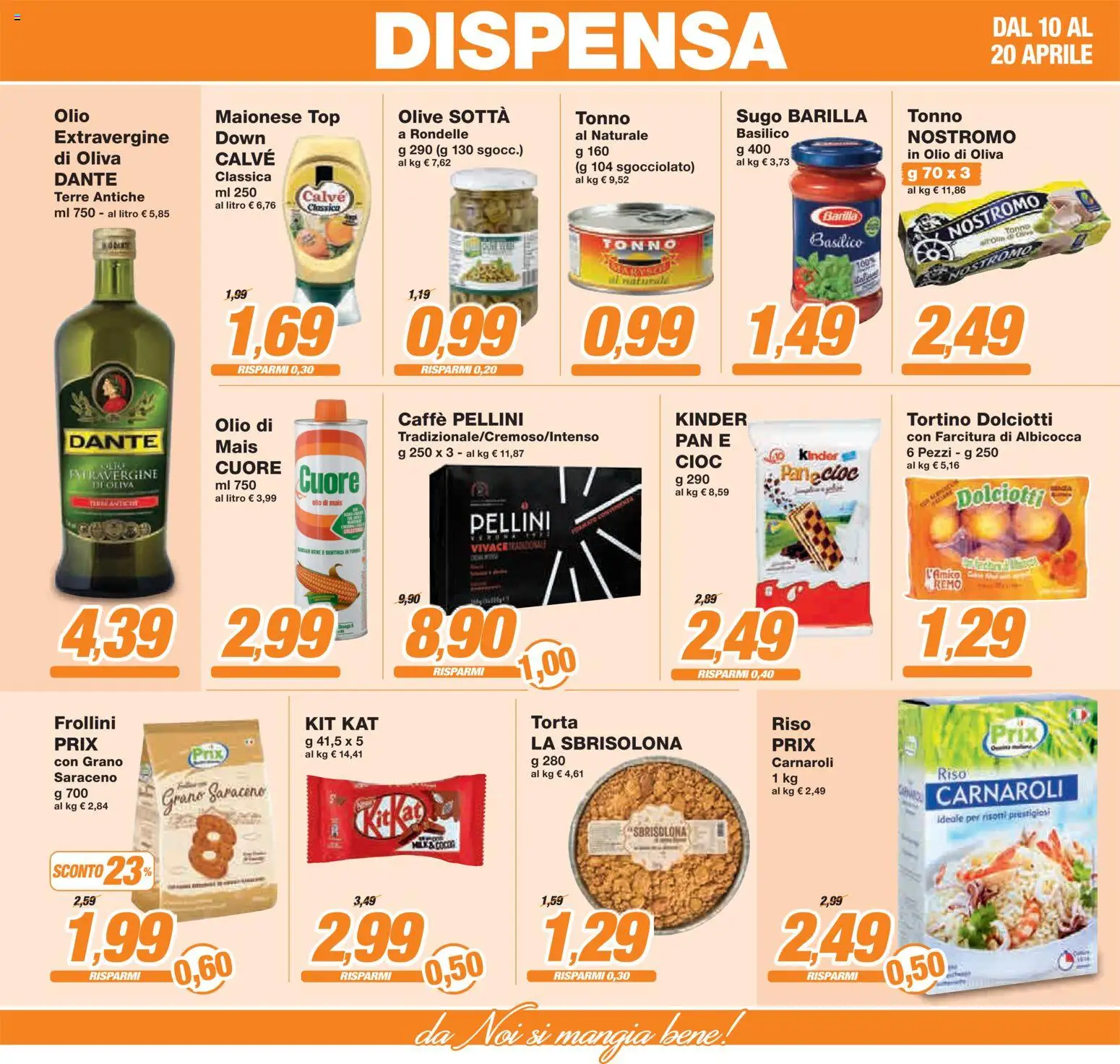 Volantino Prix del 10.04.2026 | Pagina: 17 | Prodotti: Riso, Maionese, Olive, Top