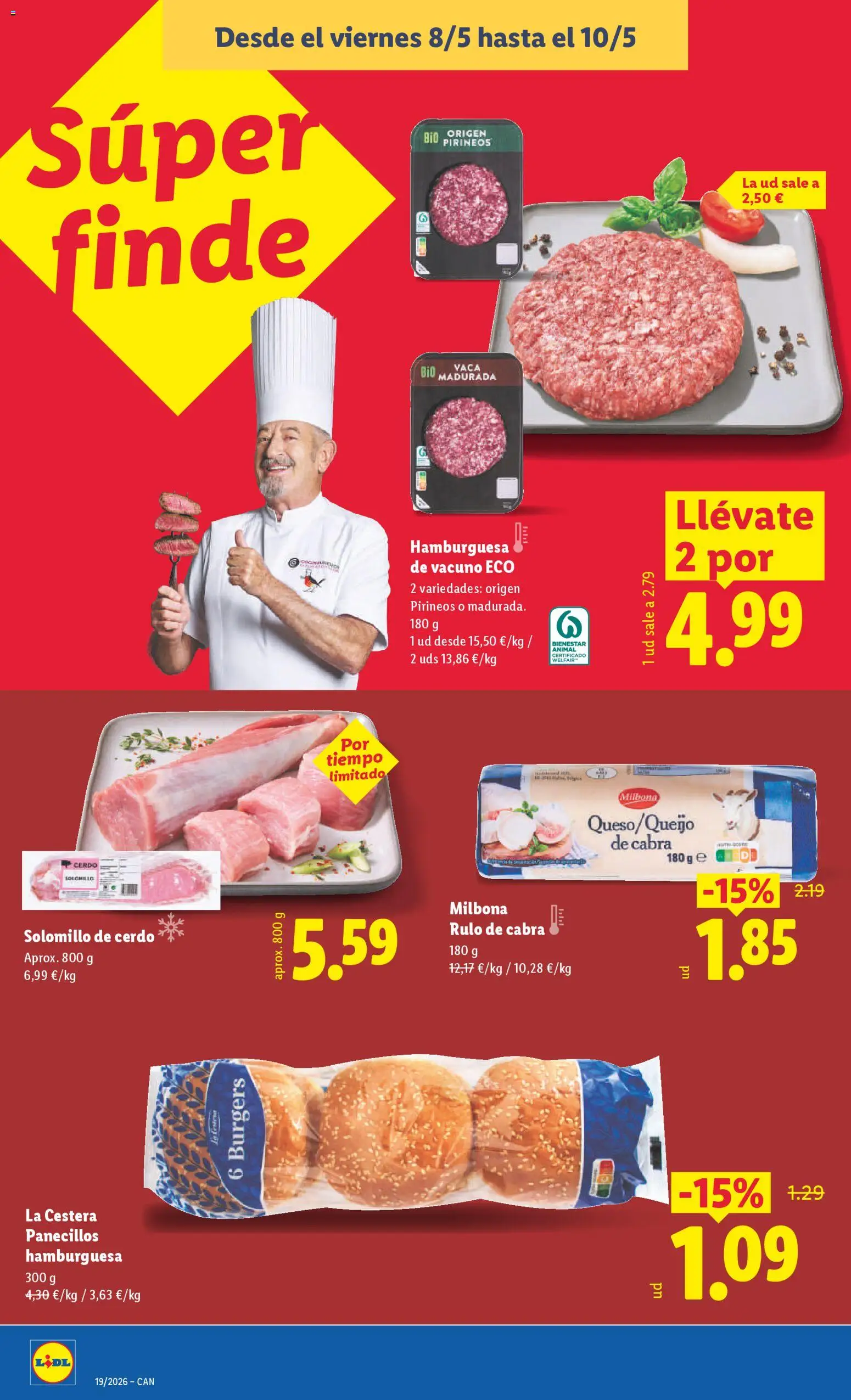Lidl folleto │ válido desde el 04.05.2026 | Página: 26 | Productos: Solomillo de cerdo, Cerdo, Σοκολατούχο γάλα