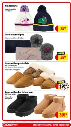 Kruidvat - Folder week 41 - Voorbeeld van een folder van Kruidvat, geldig van 06.10.2025 | Pagina: 69 | Producten: Laarzen, Slippers, Kan, Pet