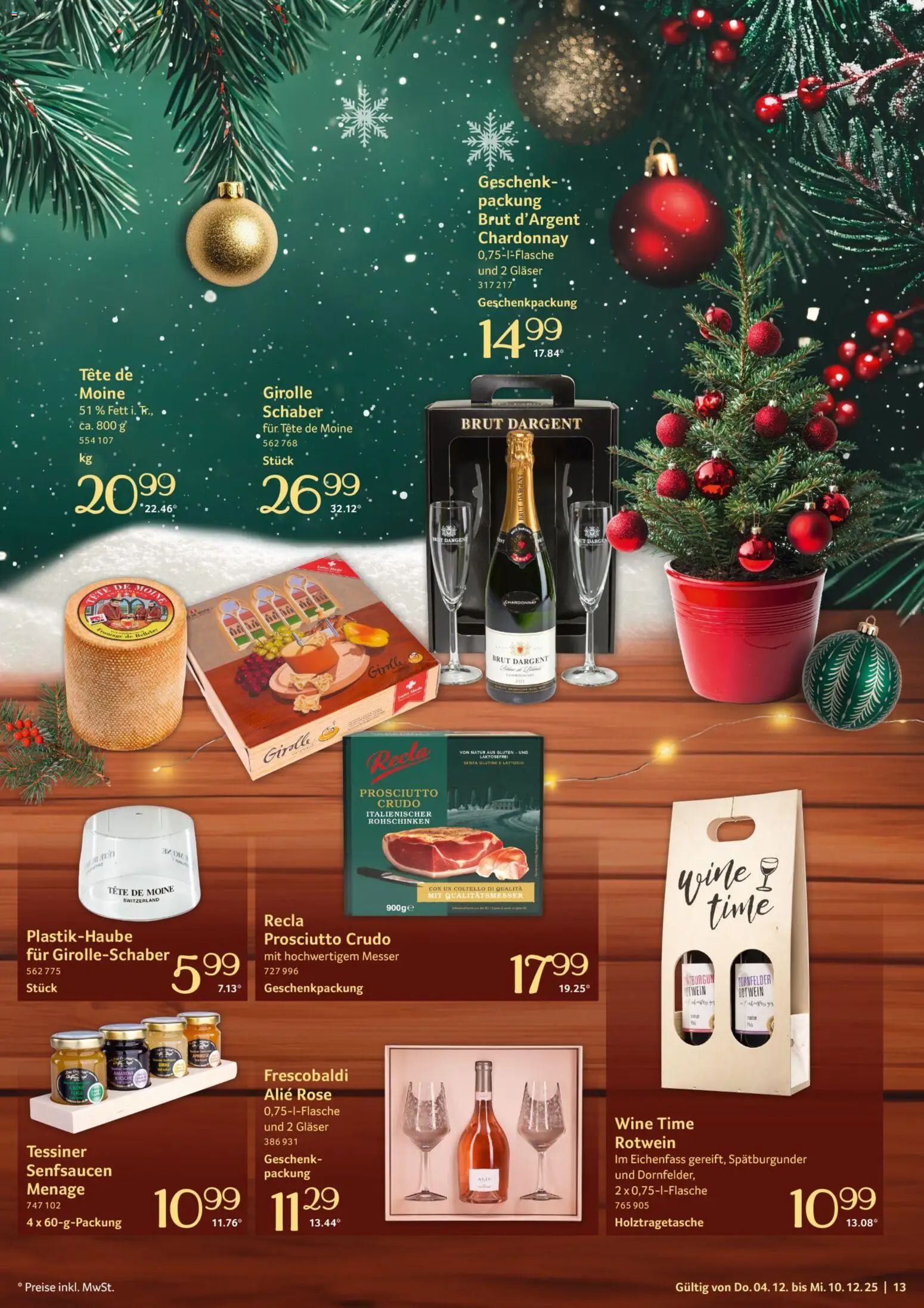 Selgros Prospekt 	 – gültig ab 04.12.2025 | Seite: 13 | Produkte: Rotwein, Brut dargent