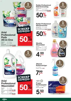Sligro - Folder - Voorbeeld van een folder van Sligro, geldig van 30.10.2025 | Pagina: 62 | Producten: Wasverzachter, Keukenpapier, Zak, Papier