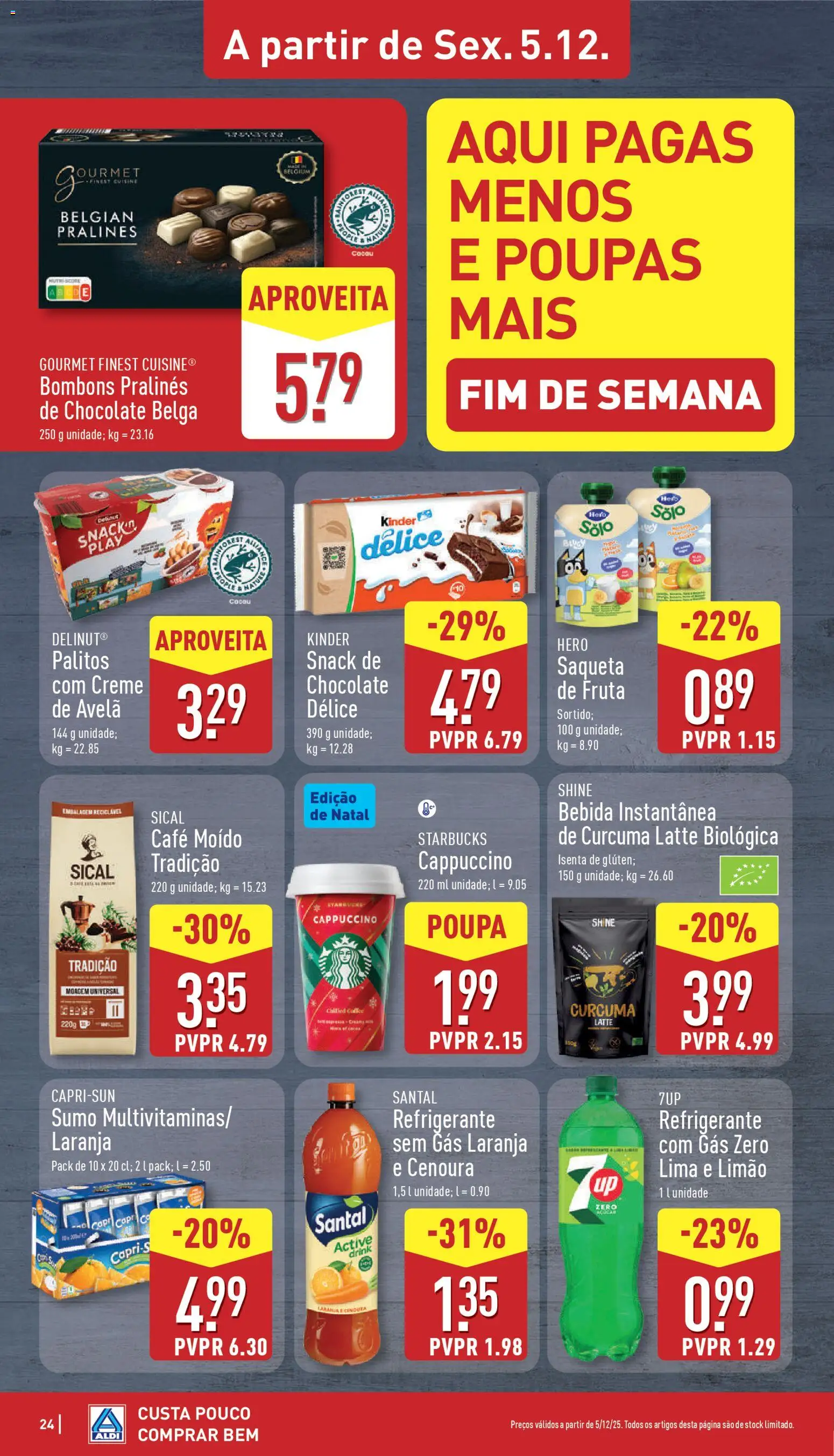 Aldi folheto │ válido de 01.12.2025 | Página: 24 | Produtos: Refrigerante, Café, Creme, Bebida
