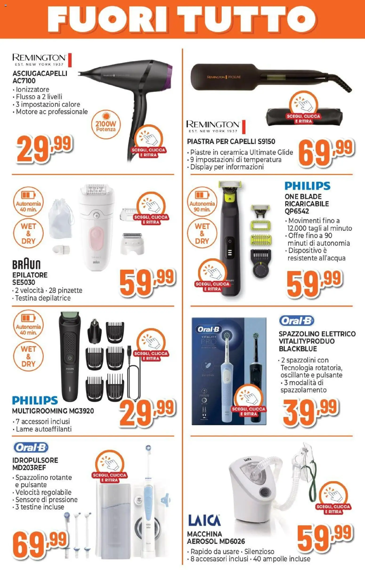 Volantino Expert del 15.01.2026 | Pagina: 24 | Prodotti: Spazzolino, Epilatore, Asciugacapelli, Piastra per capelli