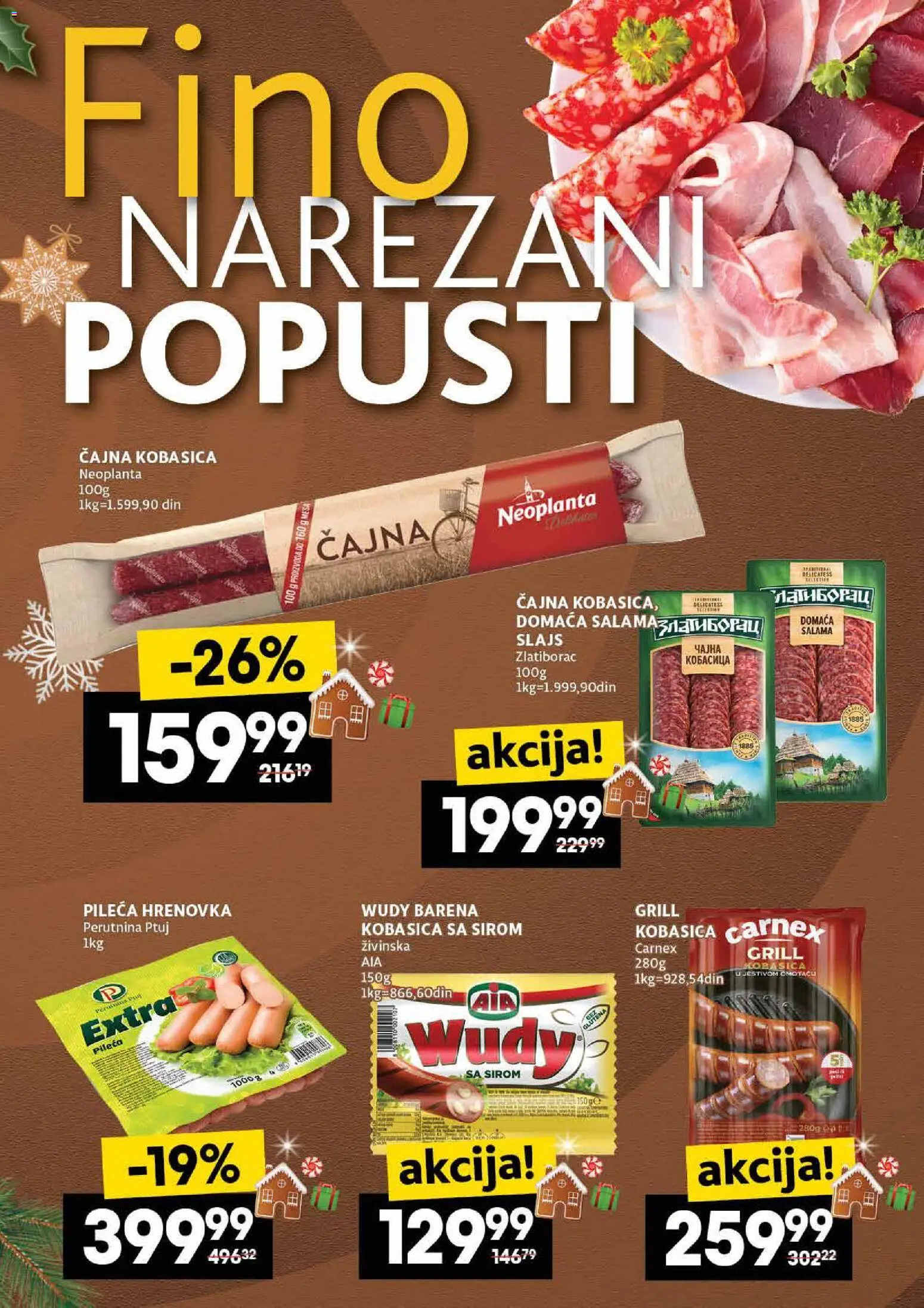 Roda katalog - važi od 25.12.2025 | Strana: 11 | Proizvode: Salama, Perutnina Ptuj, Kobasica