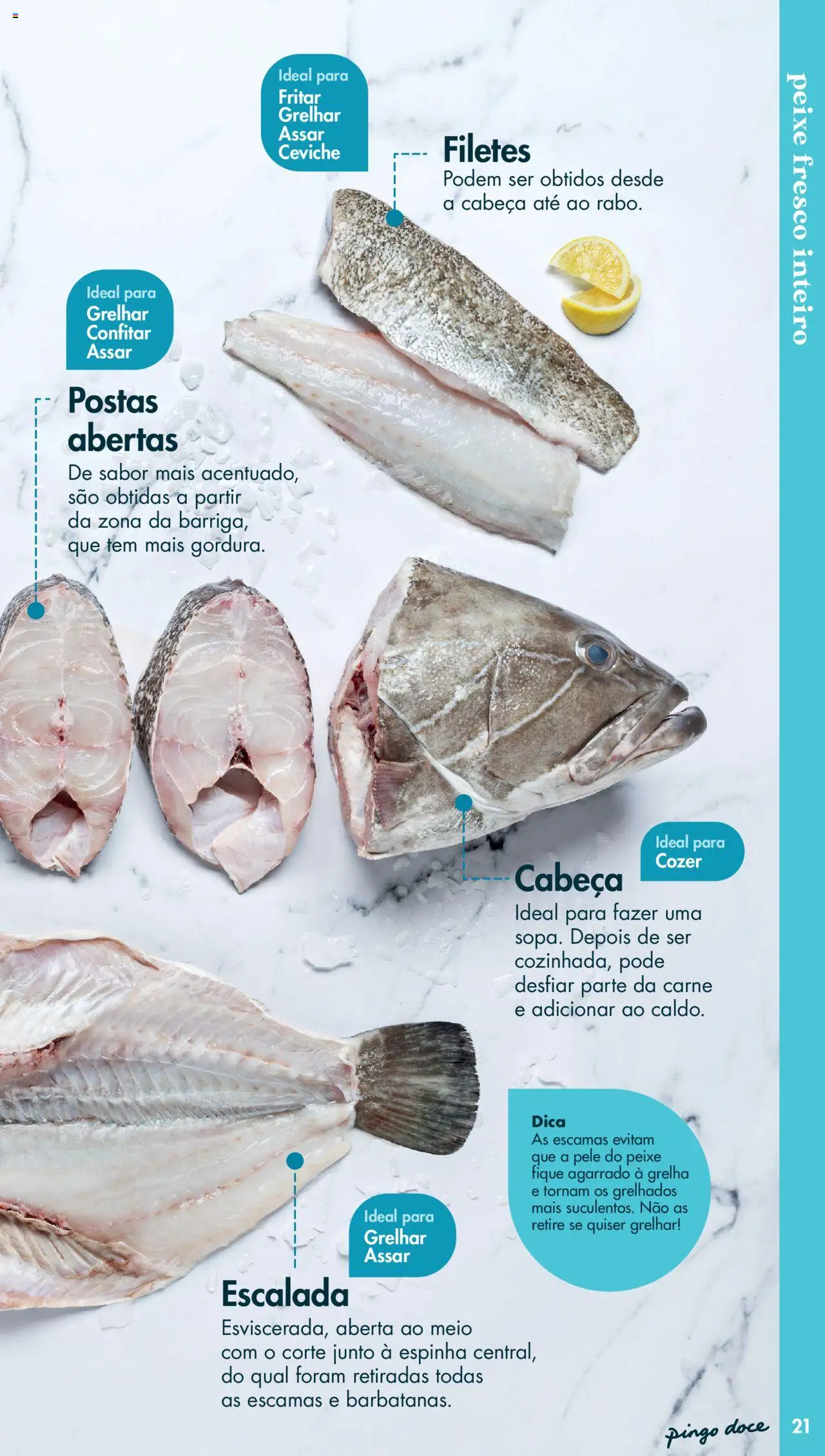 Pingo Doce - Catálogo Peixaria │ válido de 20.05.2025 | Página: 21 | Produtos: Peixe, Carne