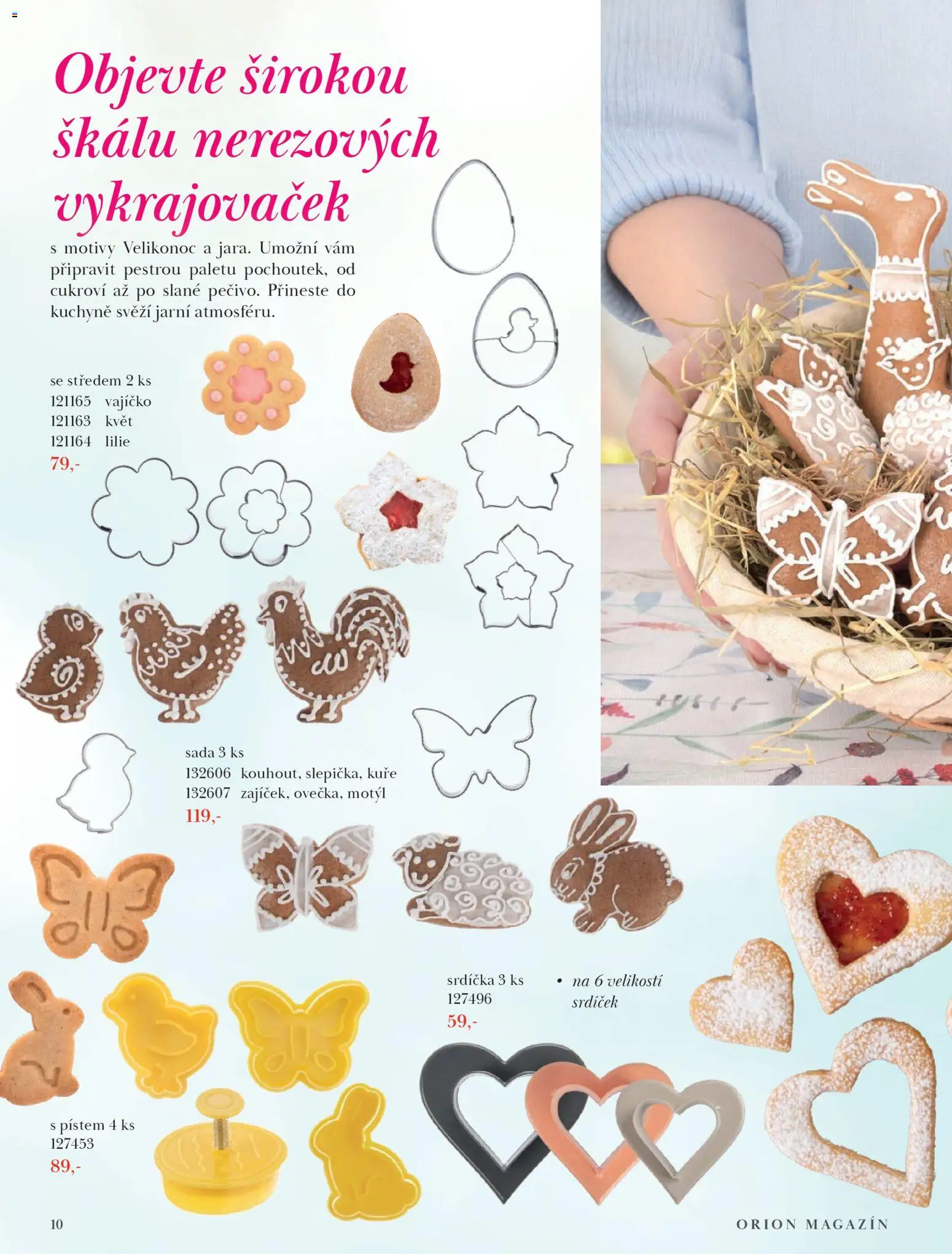 Orion leták - Jaro/Léto 2026 od 09.03.2026 | Strana: 10 | Produkty: Cukroví, Kuře, Kuchyně