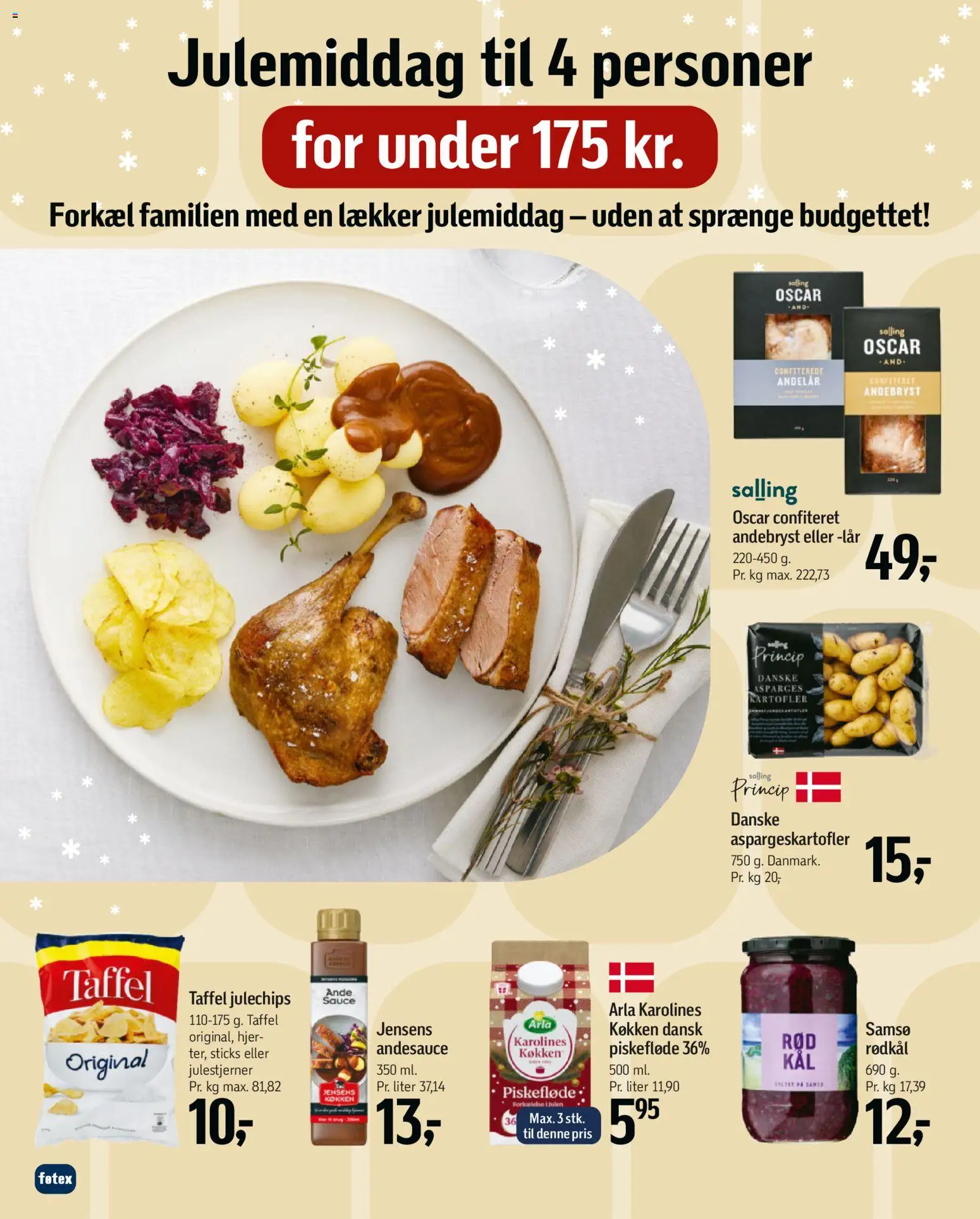 Føtex tilbudsavis – gyldig fra 19.12.2025 | Side: 12 | Produkter: Kartofler, Rødkål, Asparges, Aspargeskartofler