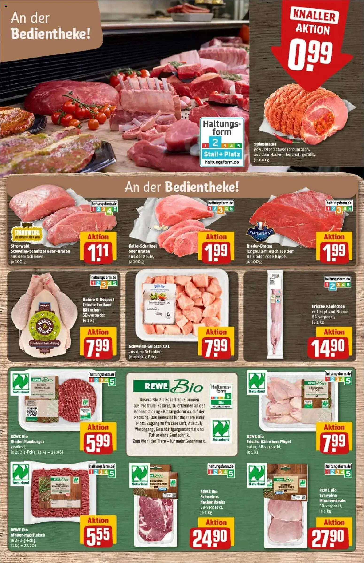 Rewe prospekt Schleiden	 – gültig ab 26.01.2026 | Seite: 8 | Produkte: Schweinegulasch, Rinderbraten, Nackensteaks, Hahnchen