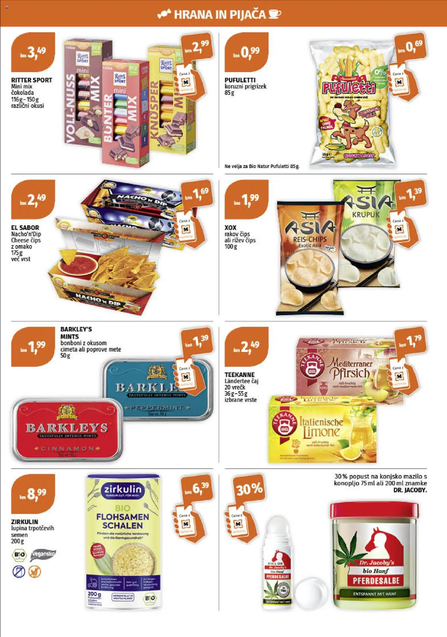 Novi Müller katalog ponudbe – veljaven od 19.01.2026 | Stran: 7 | Izdelki: Bonboni, Cokolada, Caj, Cips