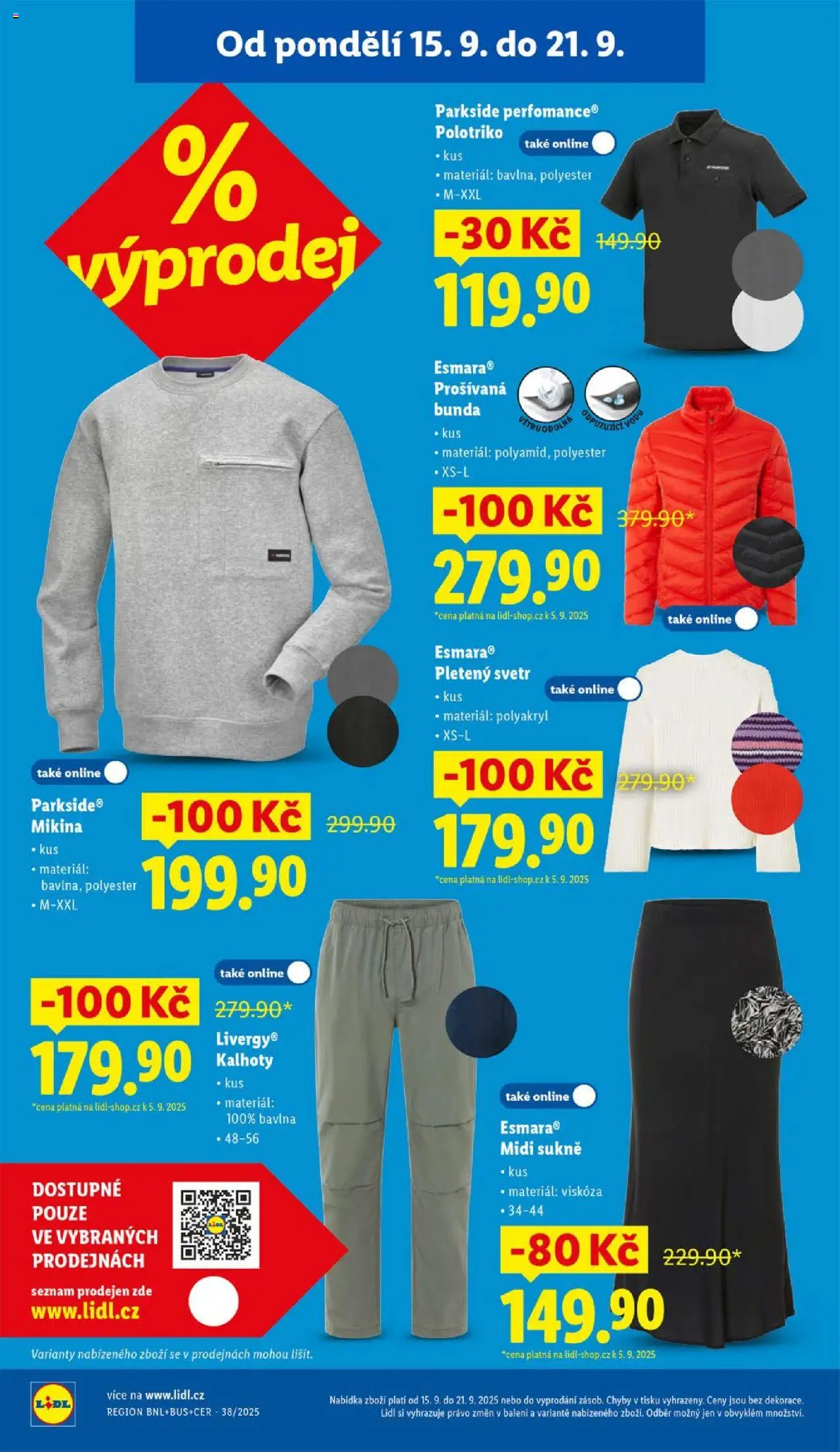Lidl - Leták - Spotřební zboží od 15.09.2025 | Strana: 18 | Produkty: Svetr, Mikina, Bunda, Pants
