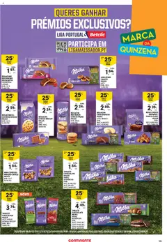 Pré-visualização TABLETE CHOCOLATE MILKA LEITE/AVELÃS INTEIRAS/BISCOFF, Tablete chocolate Milka leite/avelãs inteiras/Biscoff, EMB.: 190 G válido de 16.10.2025 | Página: 15