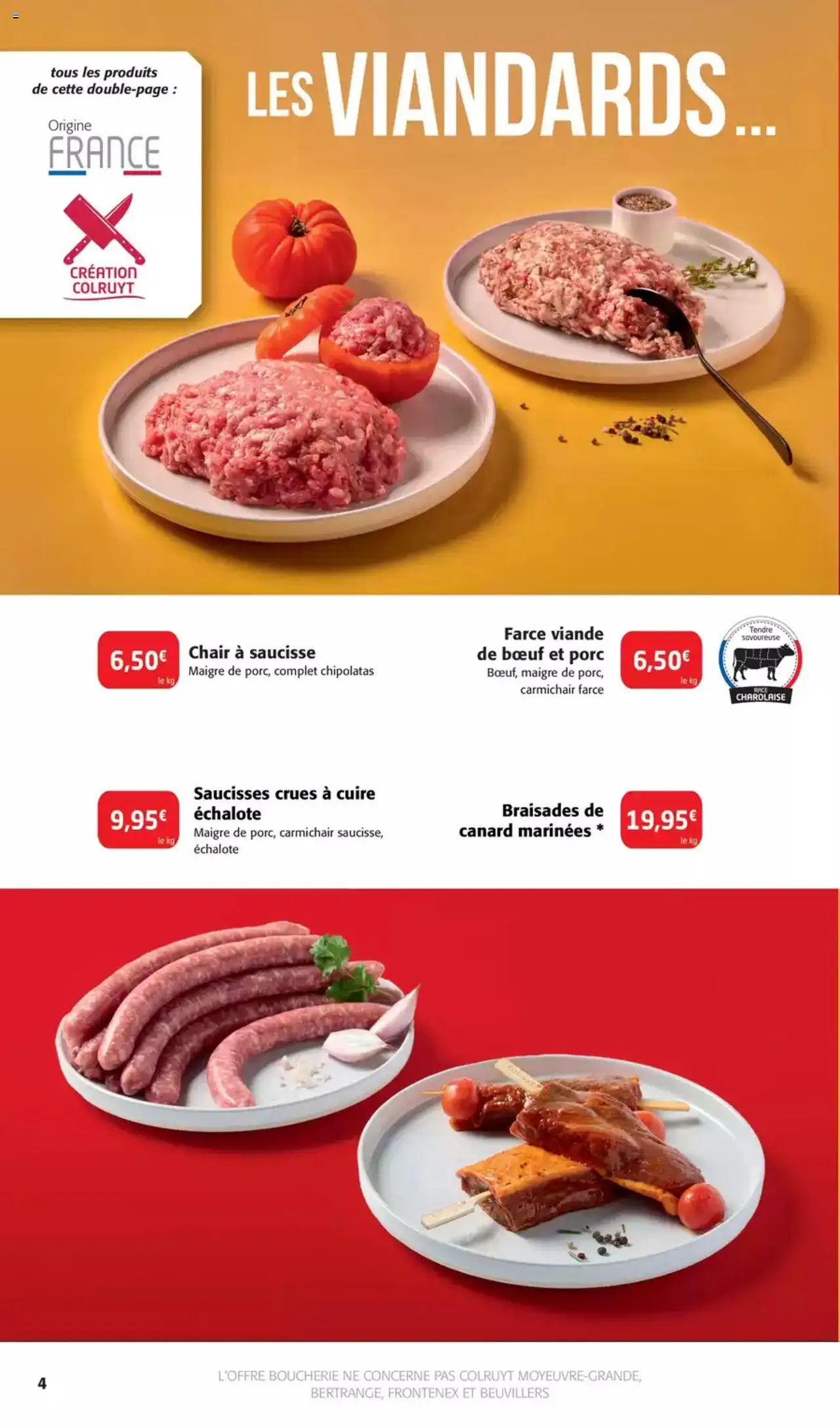  | Page: 4 | Produits: Échalote, Viande de bœuf, Viande, Porc