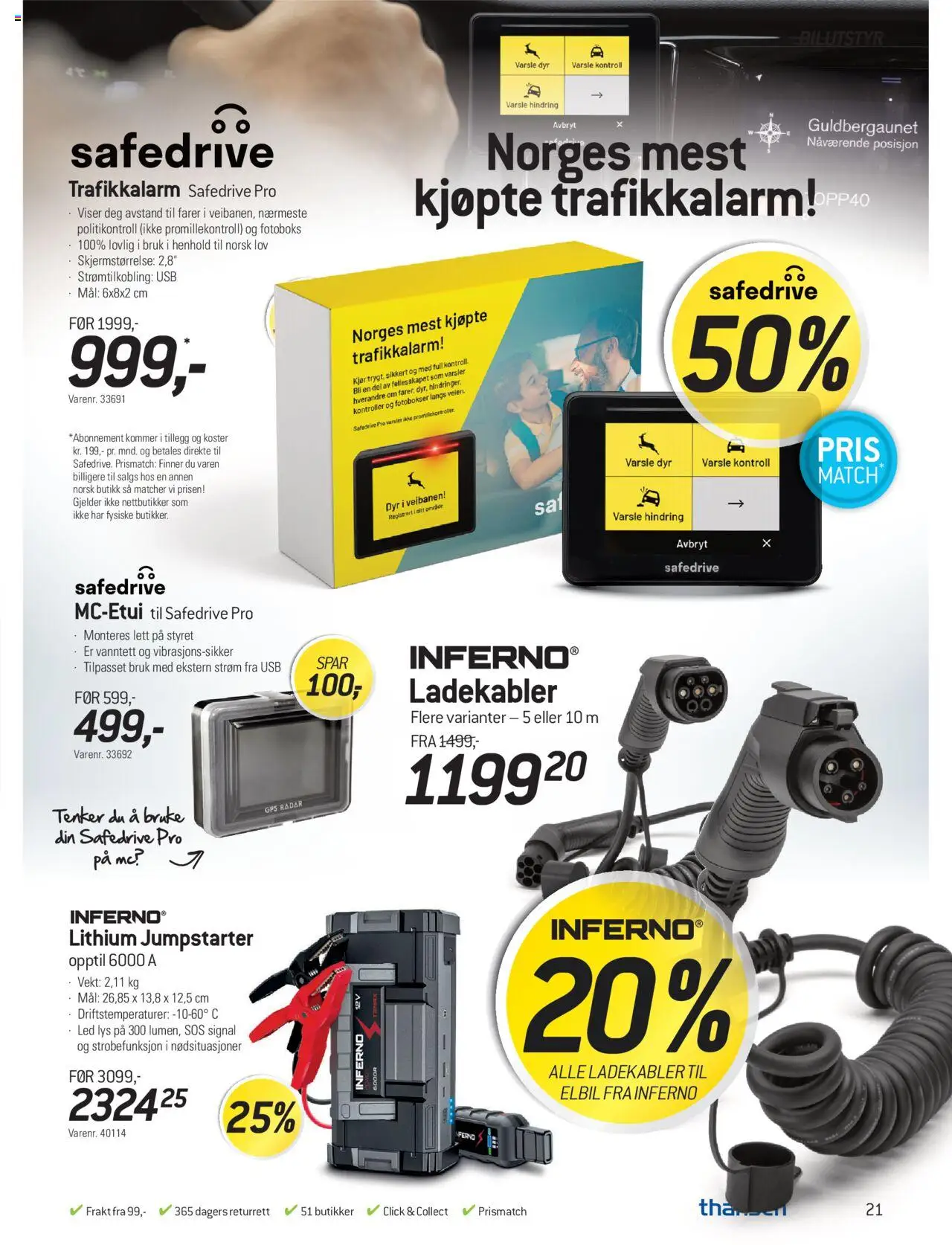 | Side: 21 | Produkter: Led lys, GPS, Usb, Vekt