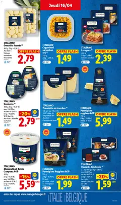 LIDL - Prévisualisation de ITALIAMO Lasagnes (4), 400 g Variétés au choix valide à partir de 16.04.2026 | Page: 17 | Produits: Parmesan, Mozzarella, Café, Jambon