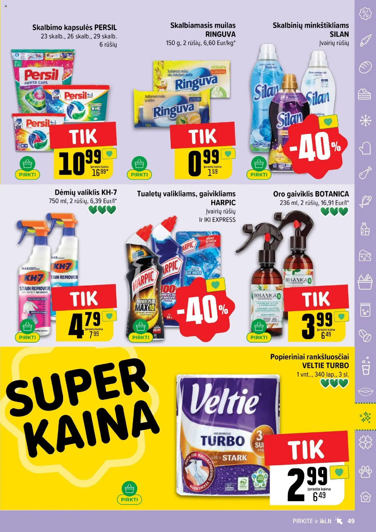 IKI akcijos nuo 01.05.2026 | Puslapis: 49 | Prekių: Muilas