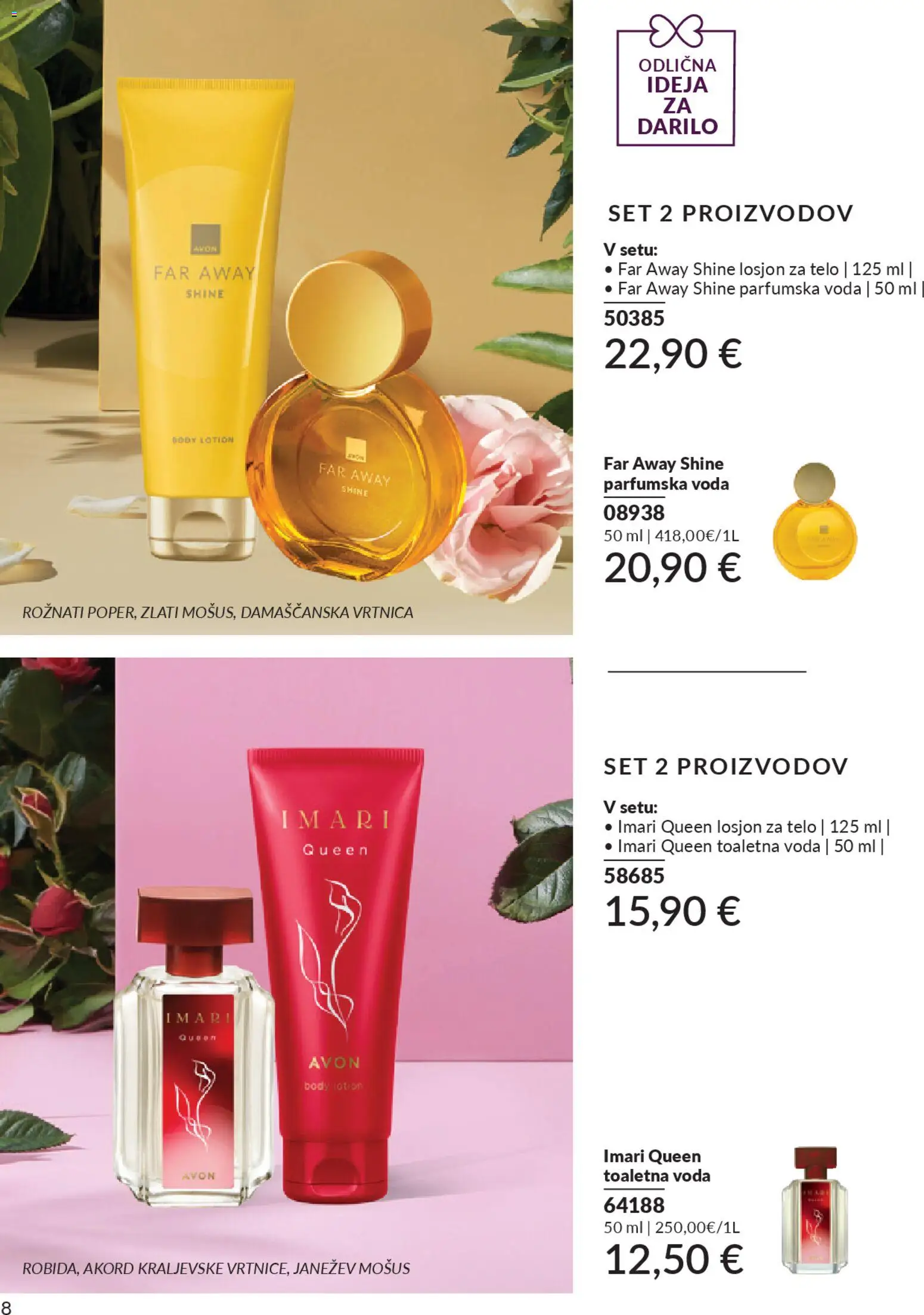 Novi Avon katalog ponudbe – veljaven od 01.03.2026 | Stran: 192 | Izdelki: Voda, Toaletna voda, Parfumska voda