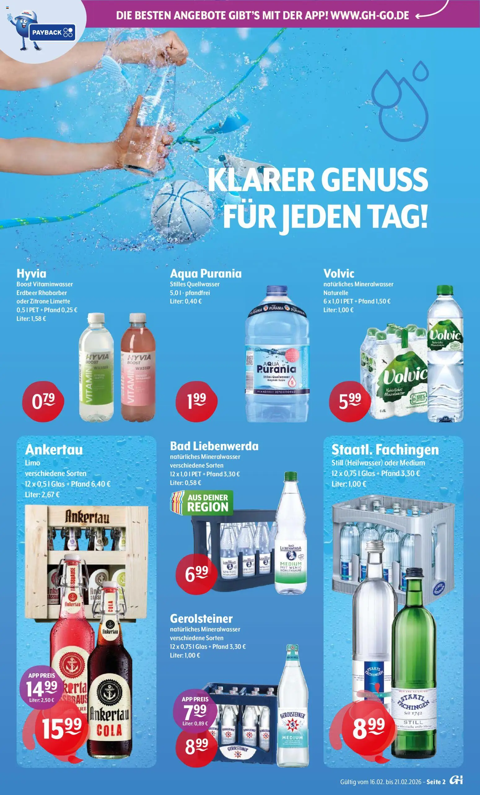 Getränke Hoffmann - Brandenburg – gültig ab 16.02.2026 | Seite: 2 | Produkte: Bad, Wasser, Zitrone, Fassbrause