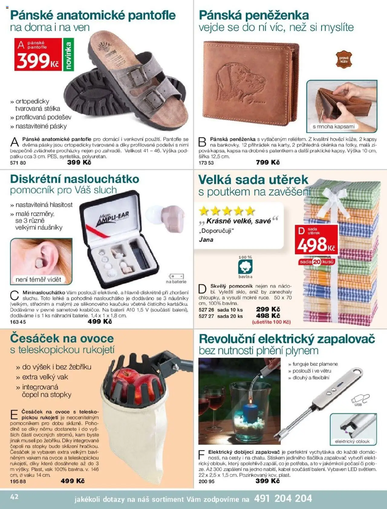 Decodoma katalog Podzim 2025 od 25.08.2025 | Strana: 42 | Produkty: Ovoce, Hovězí, Baterie, LED