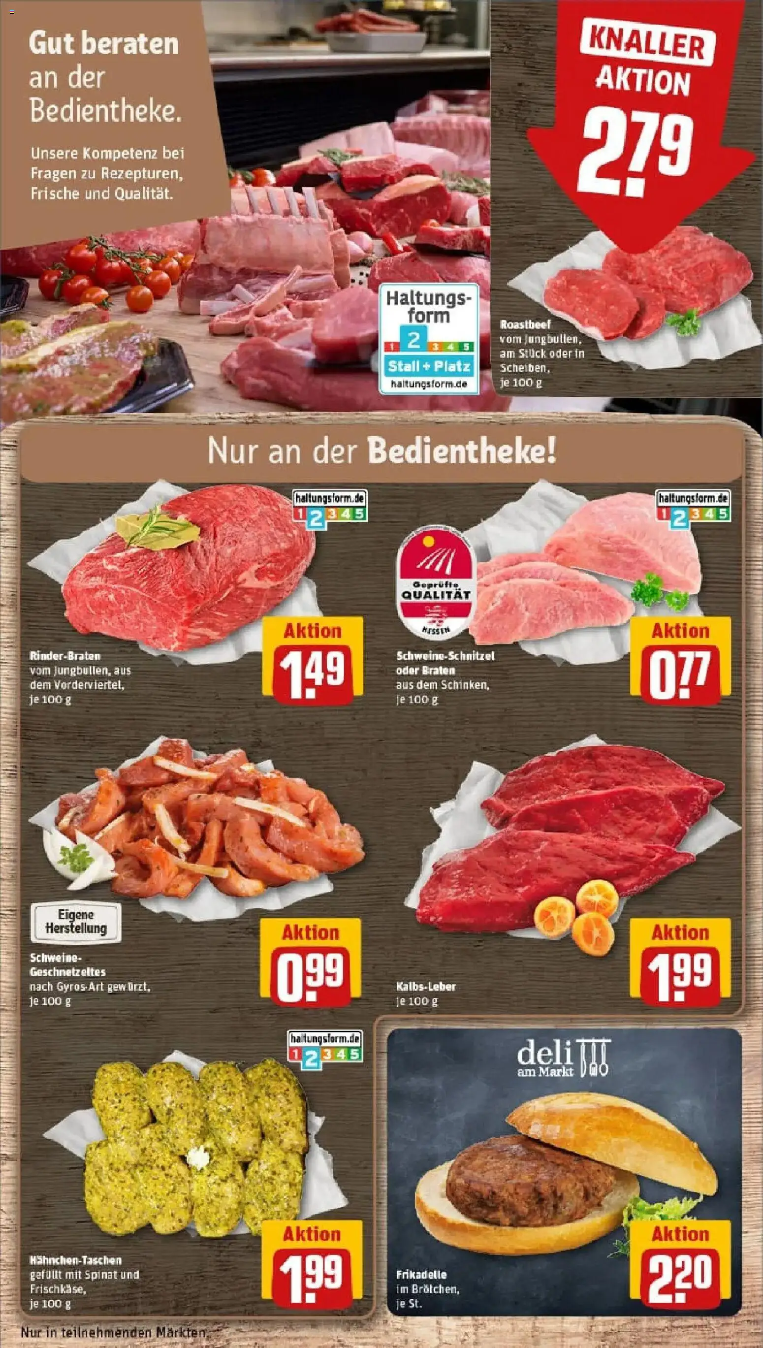 Rewe prospekt Fuldatal / Ihringshausen	 – gültig ab 26.01.2026 | Seite: 10 | Produkte: Rinderbraten, Kalbsleber, Gyros, Schinken