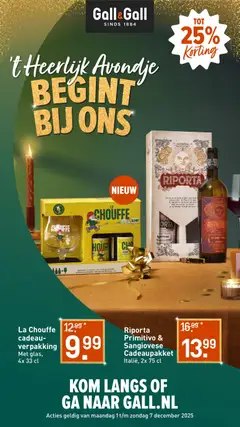 Gall en Gall - Folder - Voorbeeld van een folder van Gall en Gall, geldig van 01.12.2025