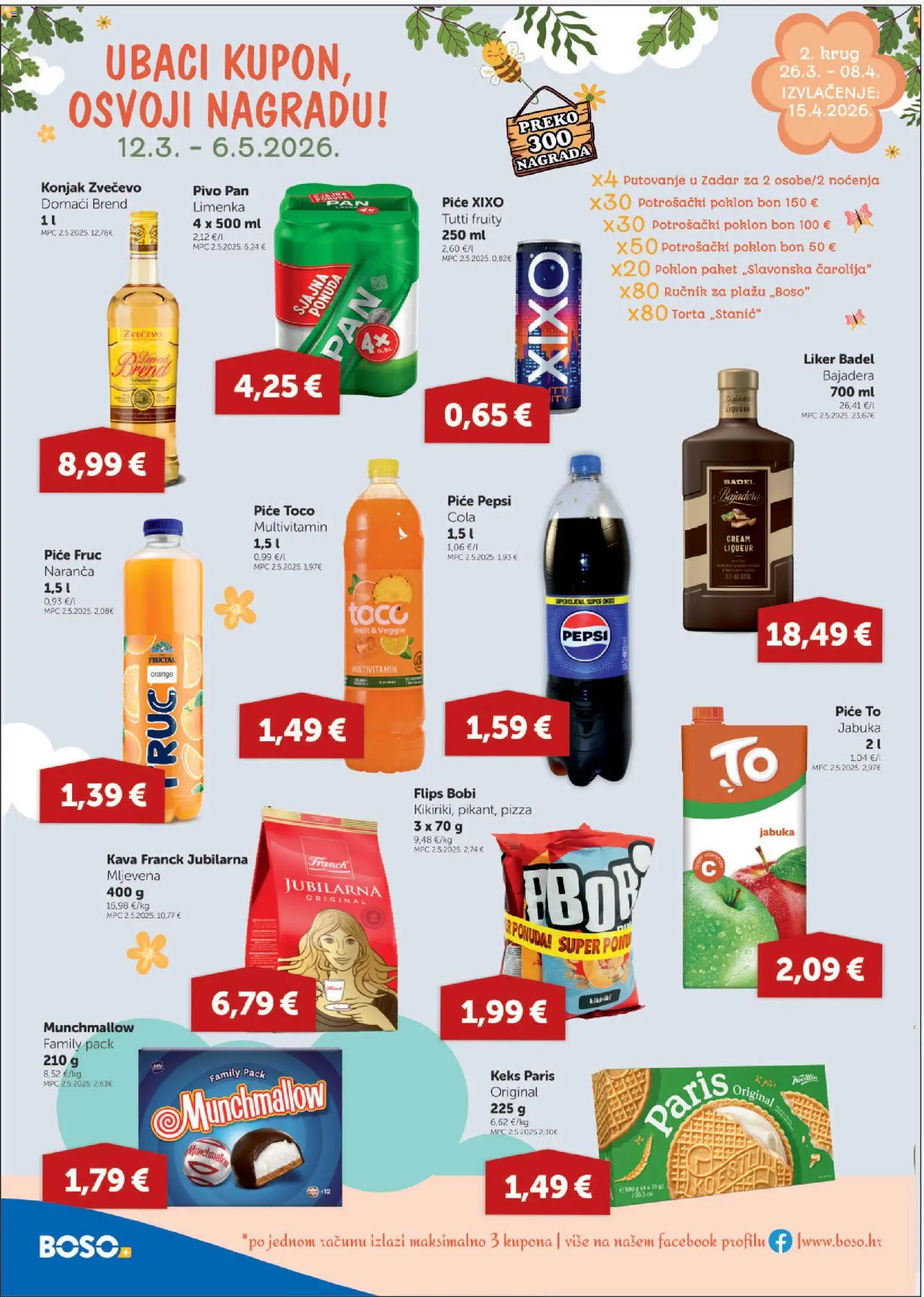 Boso katalog | vrijedi od 02.04.2026 | Stranica: 22 | Proizvodi: Pepsi, Pizza, Keks, Jabuka