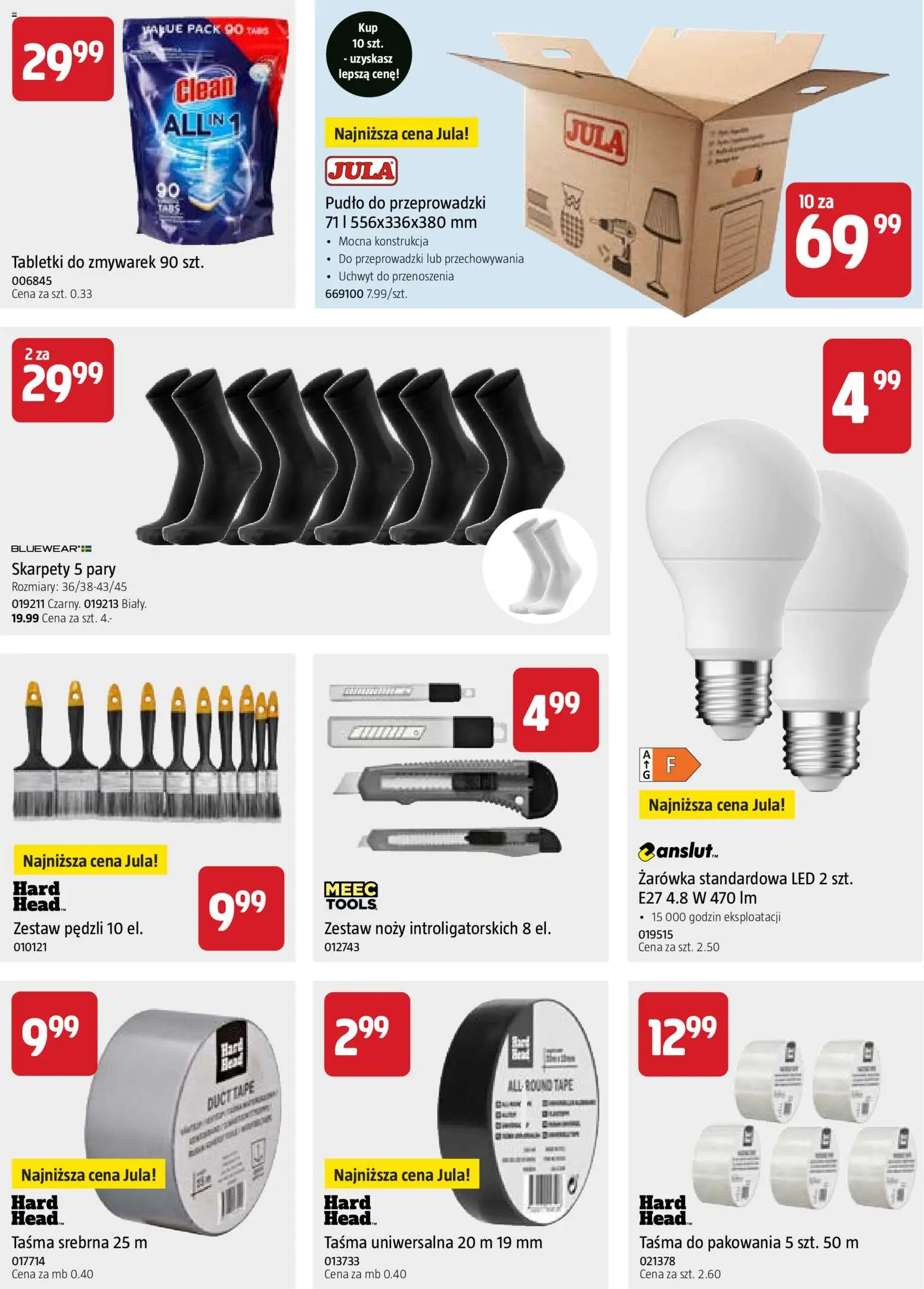 Jula Gazetka od 15.01.2026 | Strona: 9 | Produkty: Skarpety