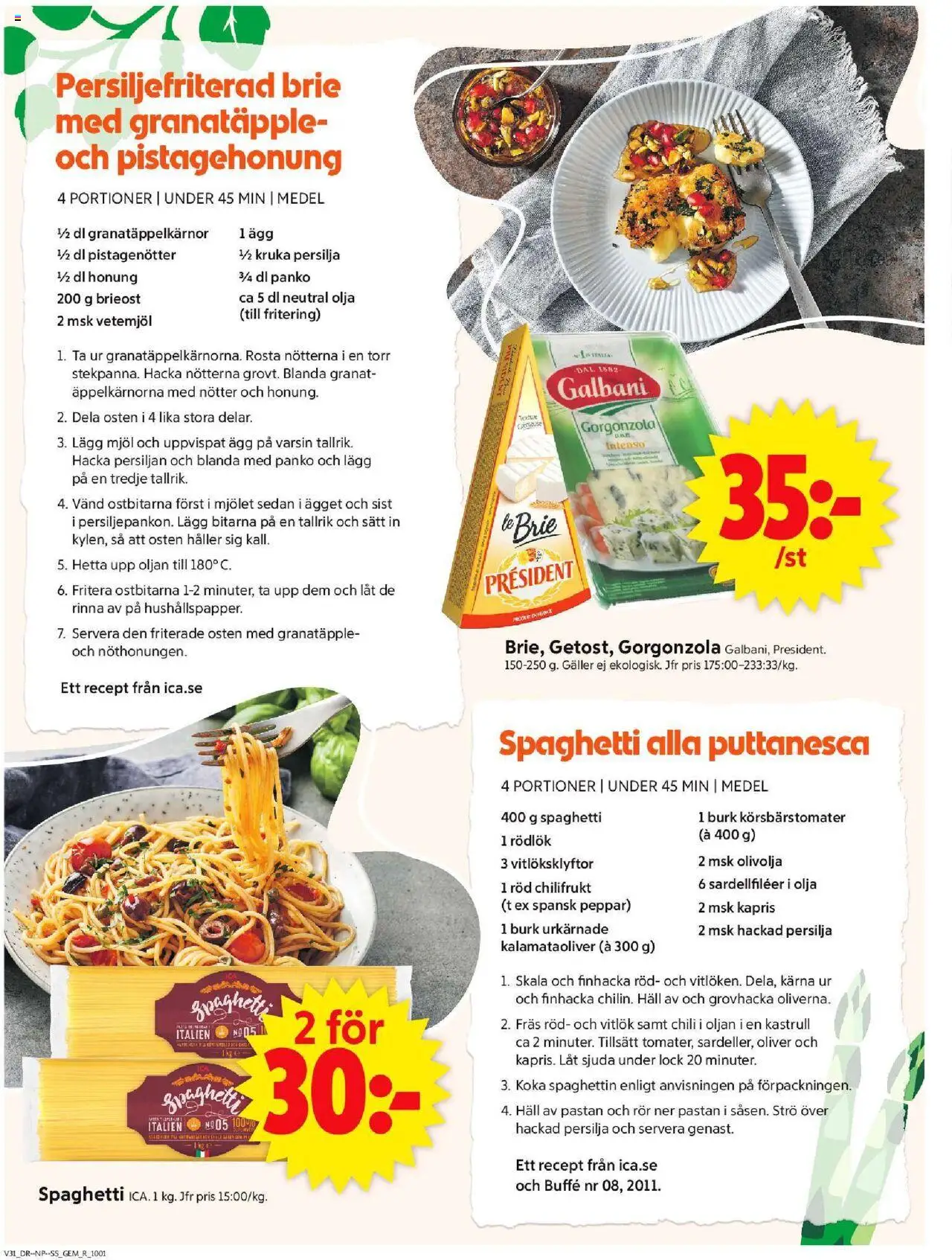 ICA Supermarket reklamblad aktuell från 28.07.2025 | Sida: 6 | Produkter: Galler, Nötter, Persilja, Fräs
