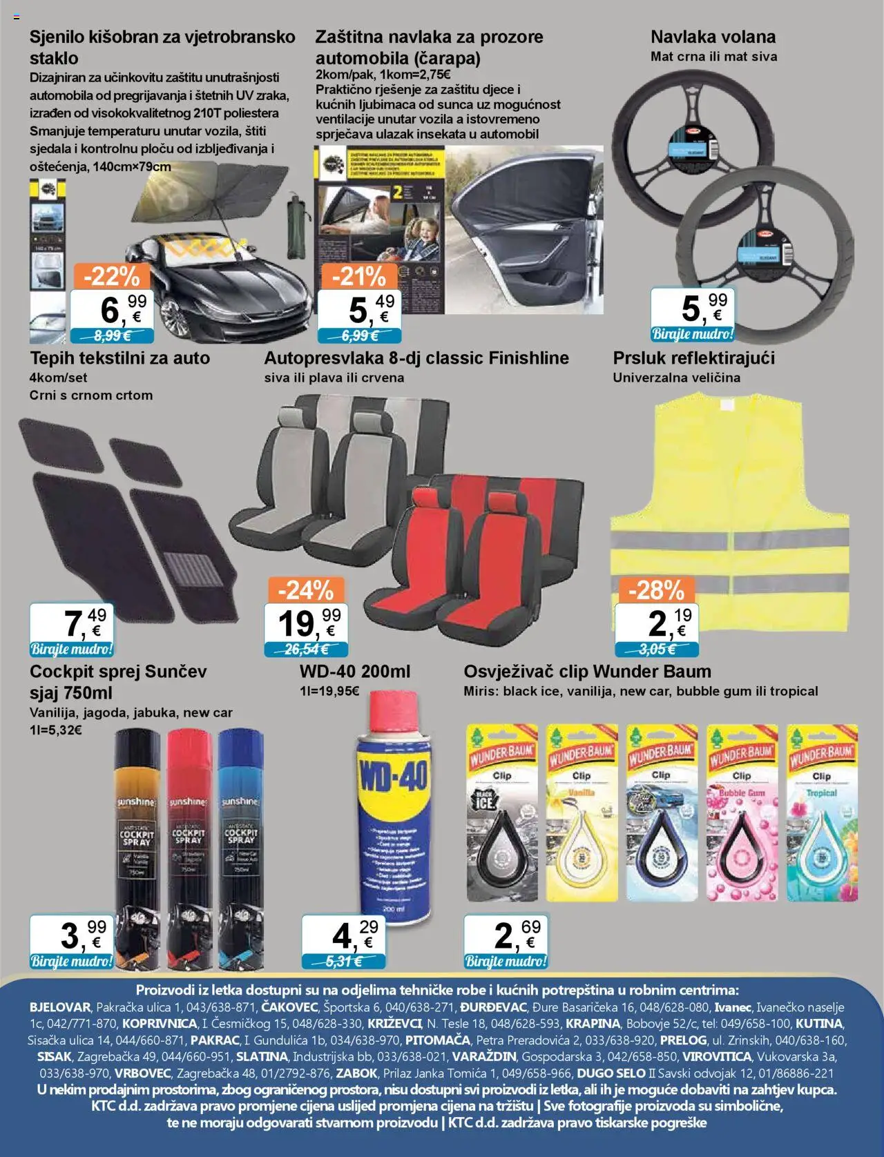 KTC katalog | vrijedi od 20.06.2025 | Stranica: 24 | Proizvodi: Tepih, Miris, WD-40, Kišobran