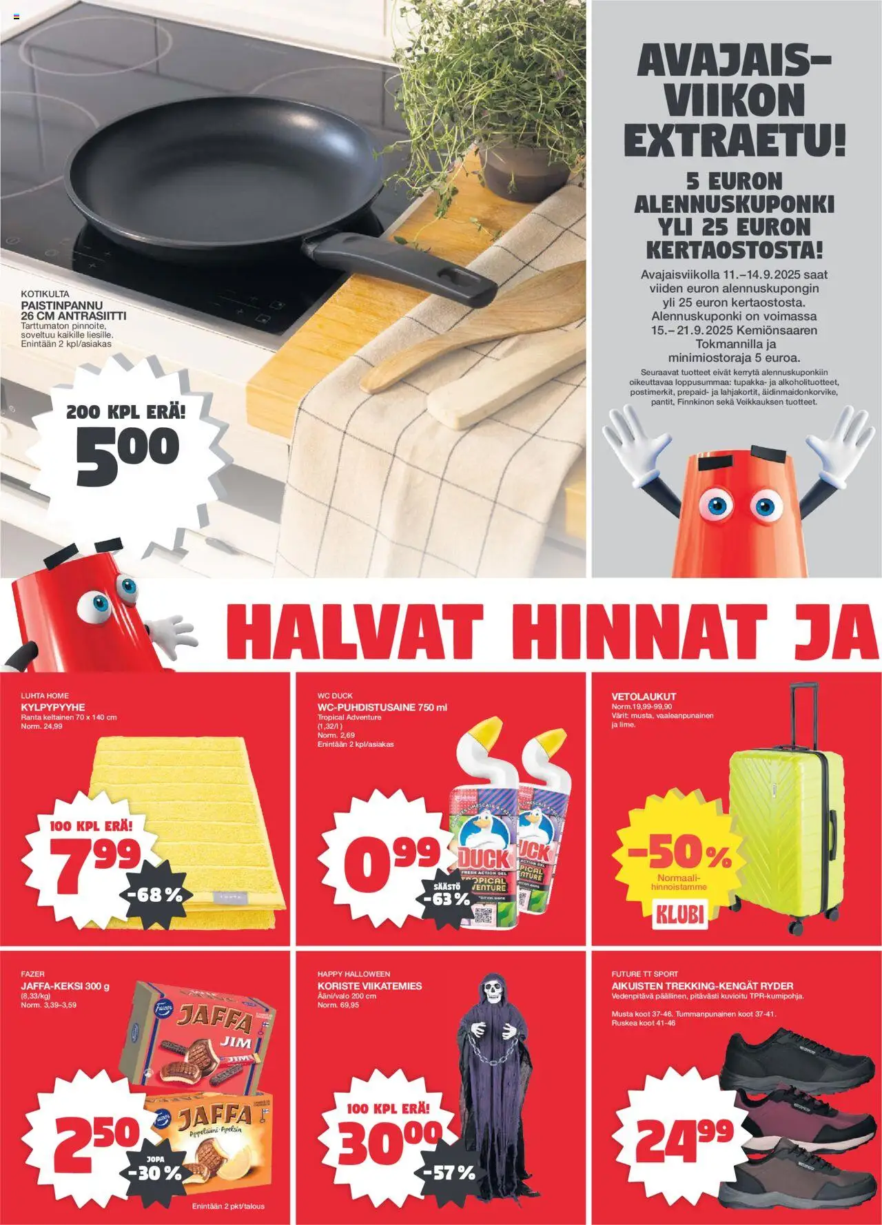 Tokmanni - Kemiönsaari Avajaistarjoukset – voimassa 11.09.2025 alkaen | Sivu: 2 | Tuotteet: Paistinpannu, WC