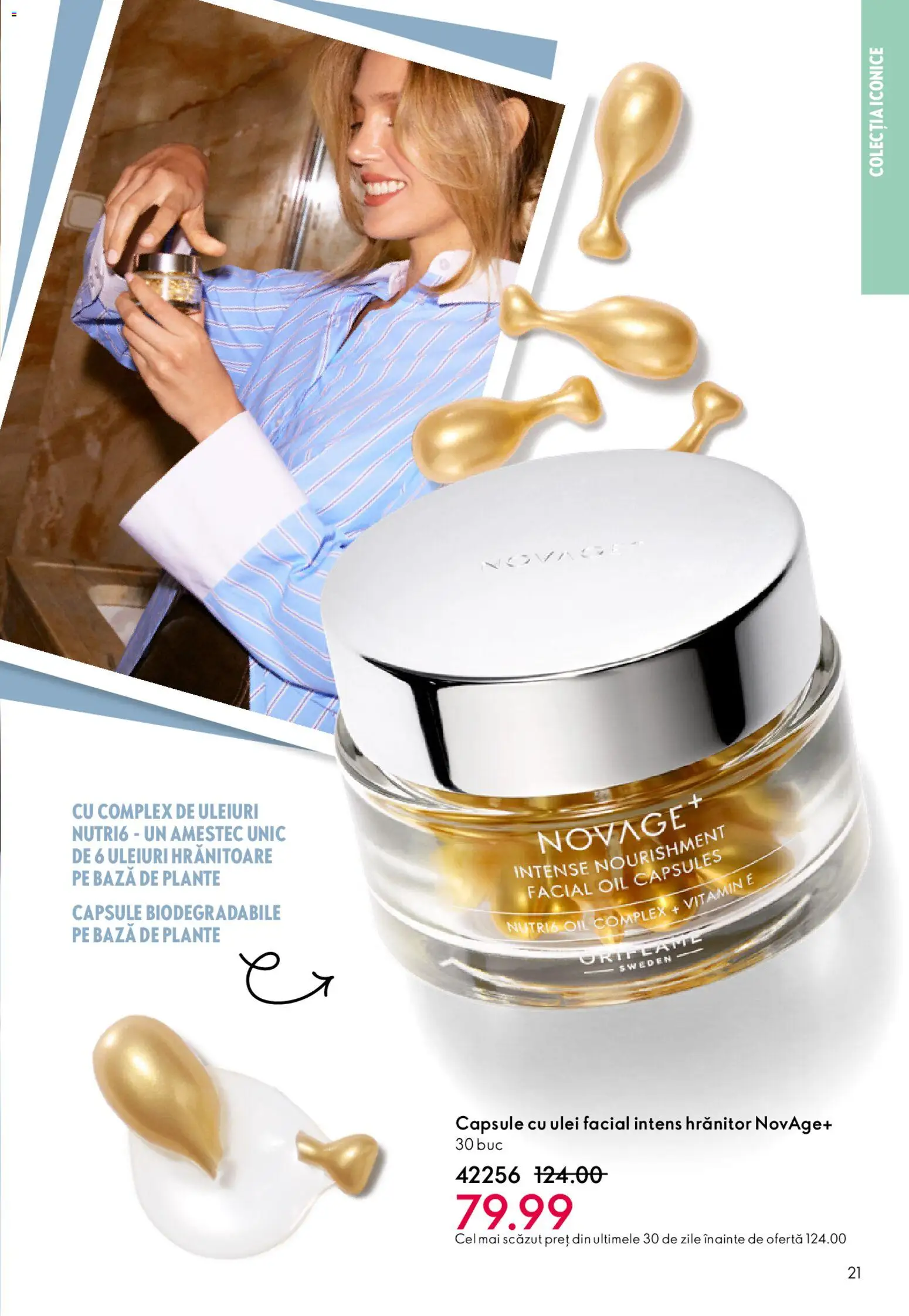 Noul catalog Oriflame – valabil de la 04.03.2026 | Pagină: 21 | Produse: Capsule cu ulei, Ulei